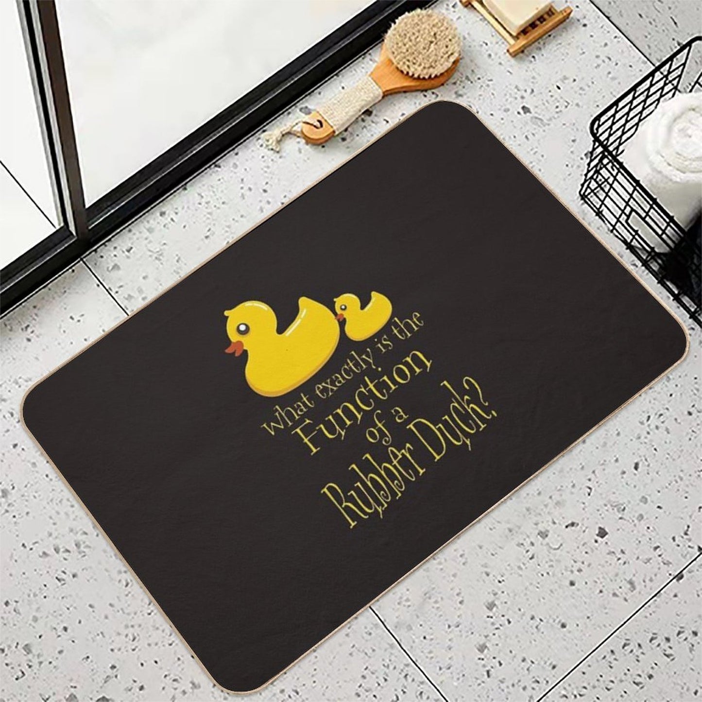 Rubber Ducky Easy Maintenance Bath Mat