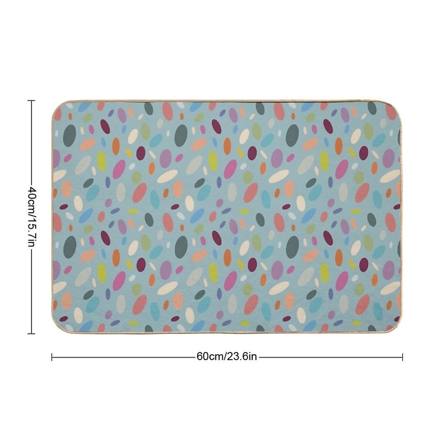Confetti Cannon Anti-Trip Bath Mat