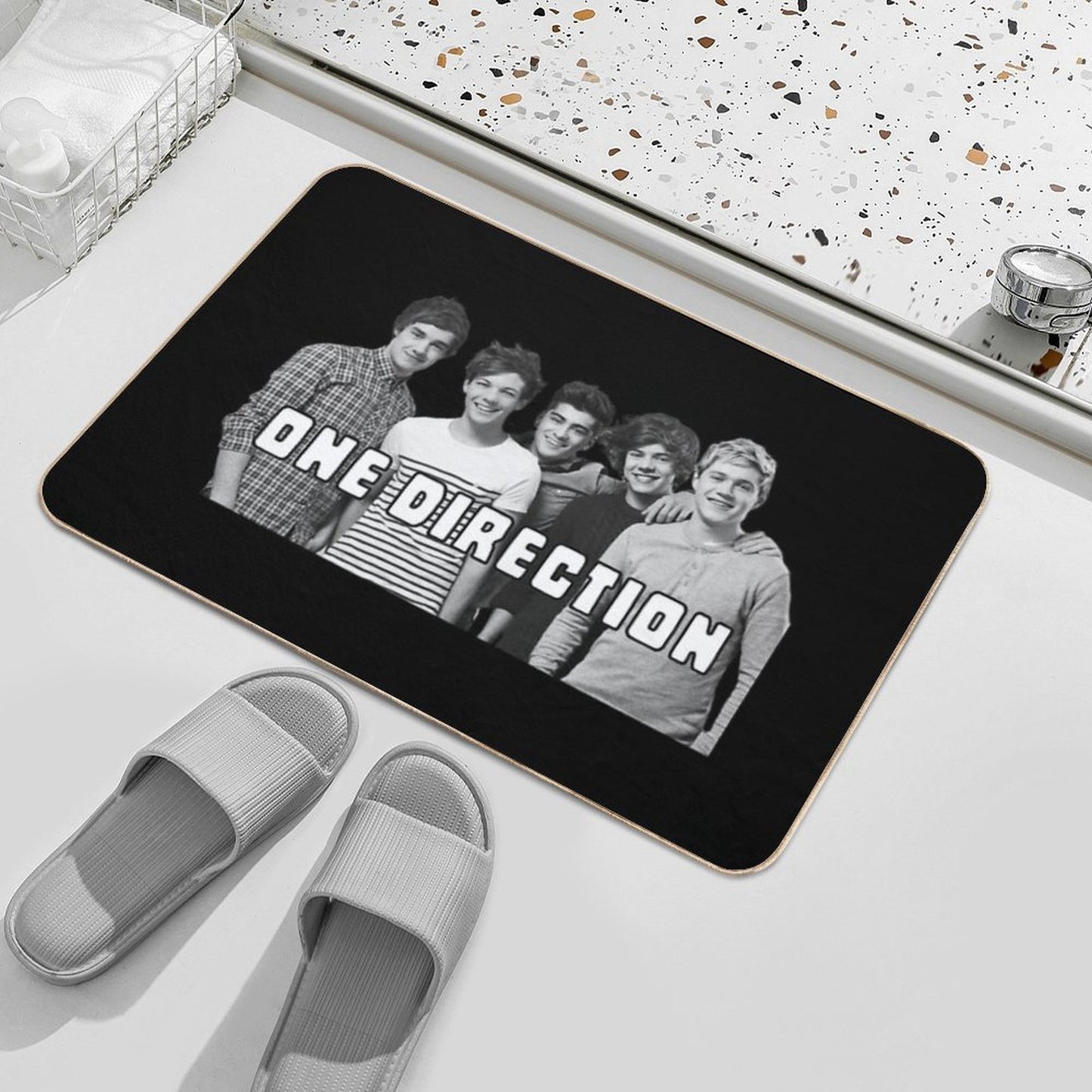 One Direction - All Five - Together And Forever Odorless Bath Mat