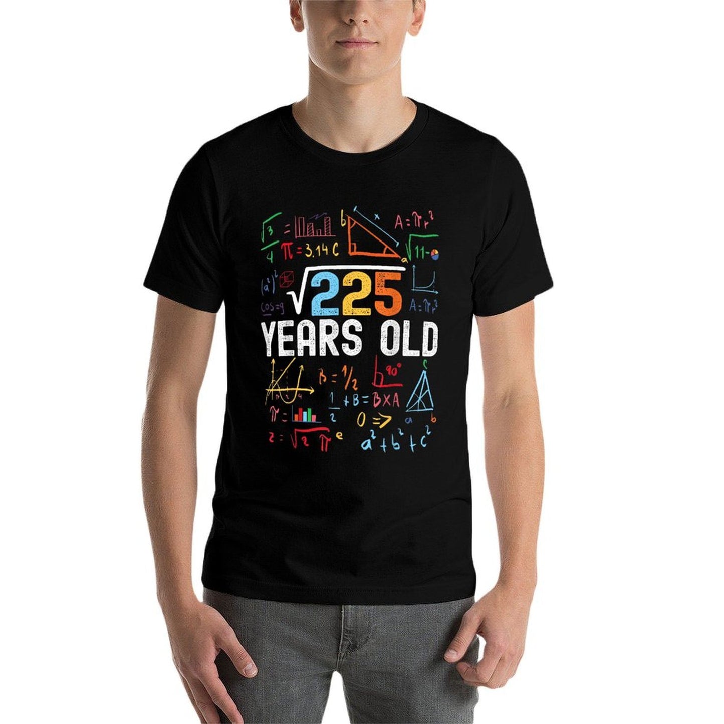 Square Root Of 225 15th Birthday 15 Years Old Birthday  Graphic-printed T-Shirt