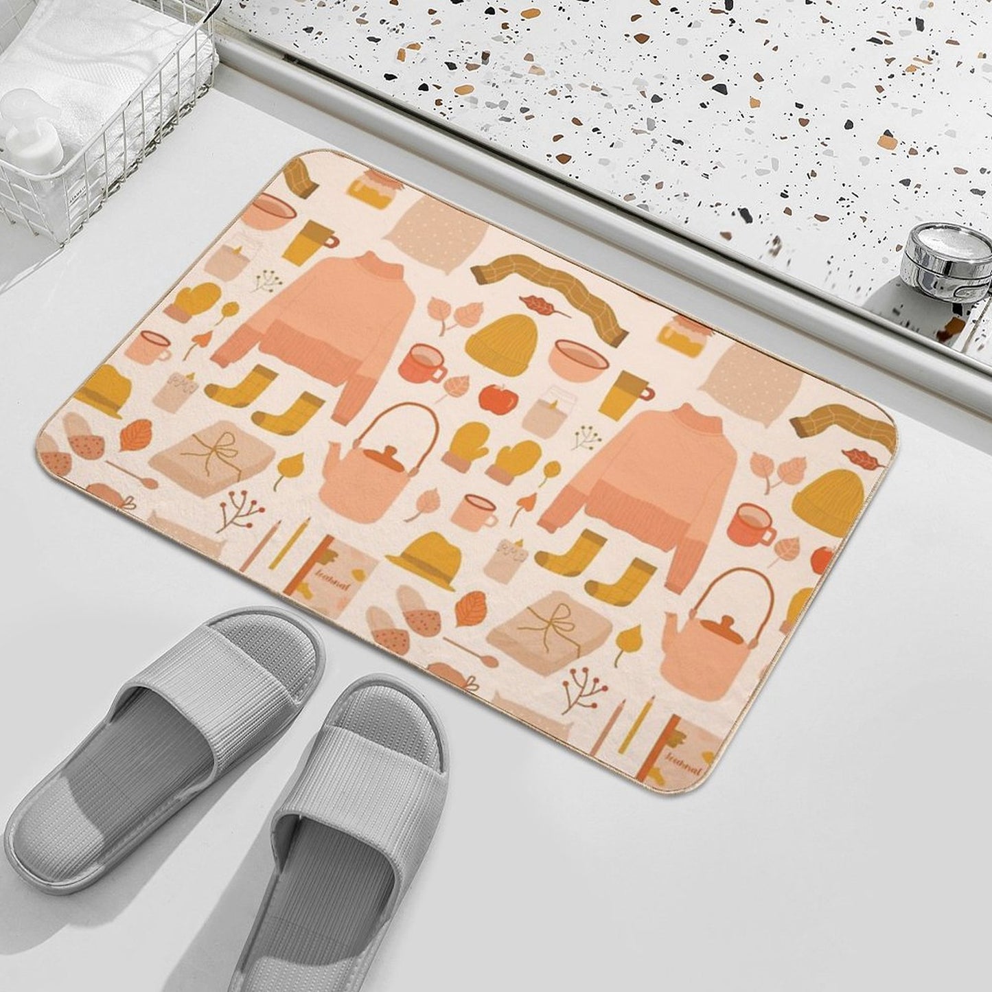 Fall Essentials Slip-Resistant Bath Mat