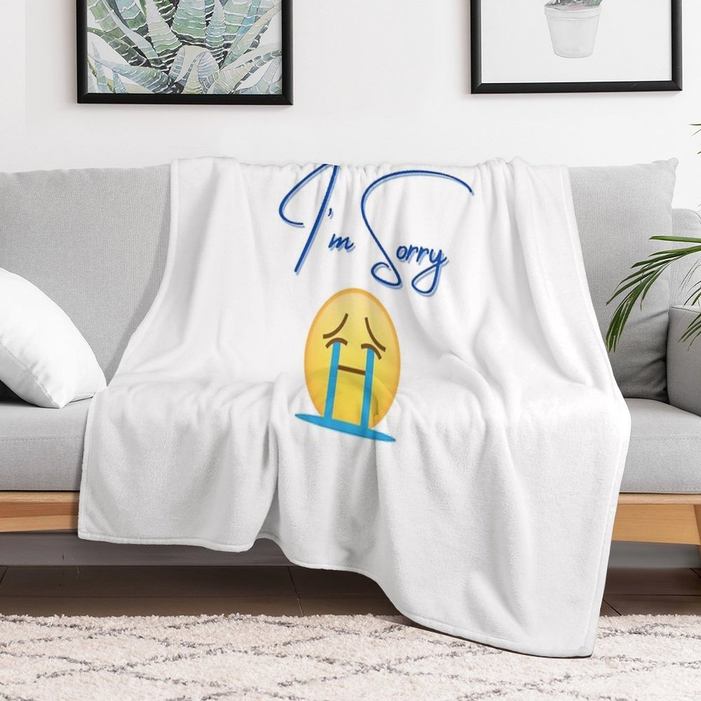 I'm Sorry Versatility Throw Blanket