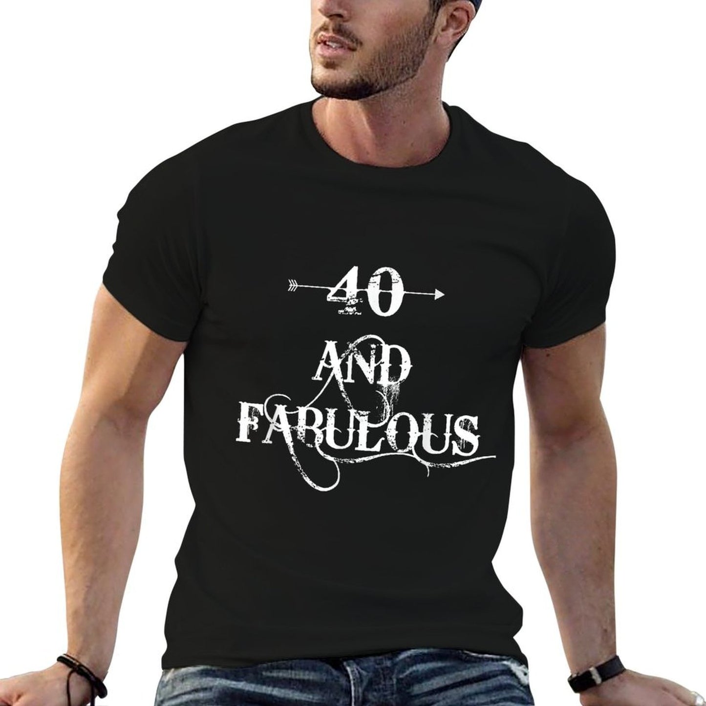 40th Birthday Forty Years Old Gift Fortieth Moisture-wicking T-Shirt