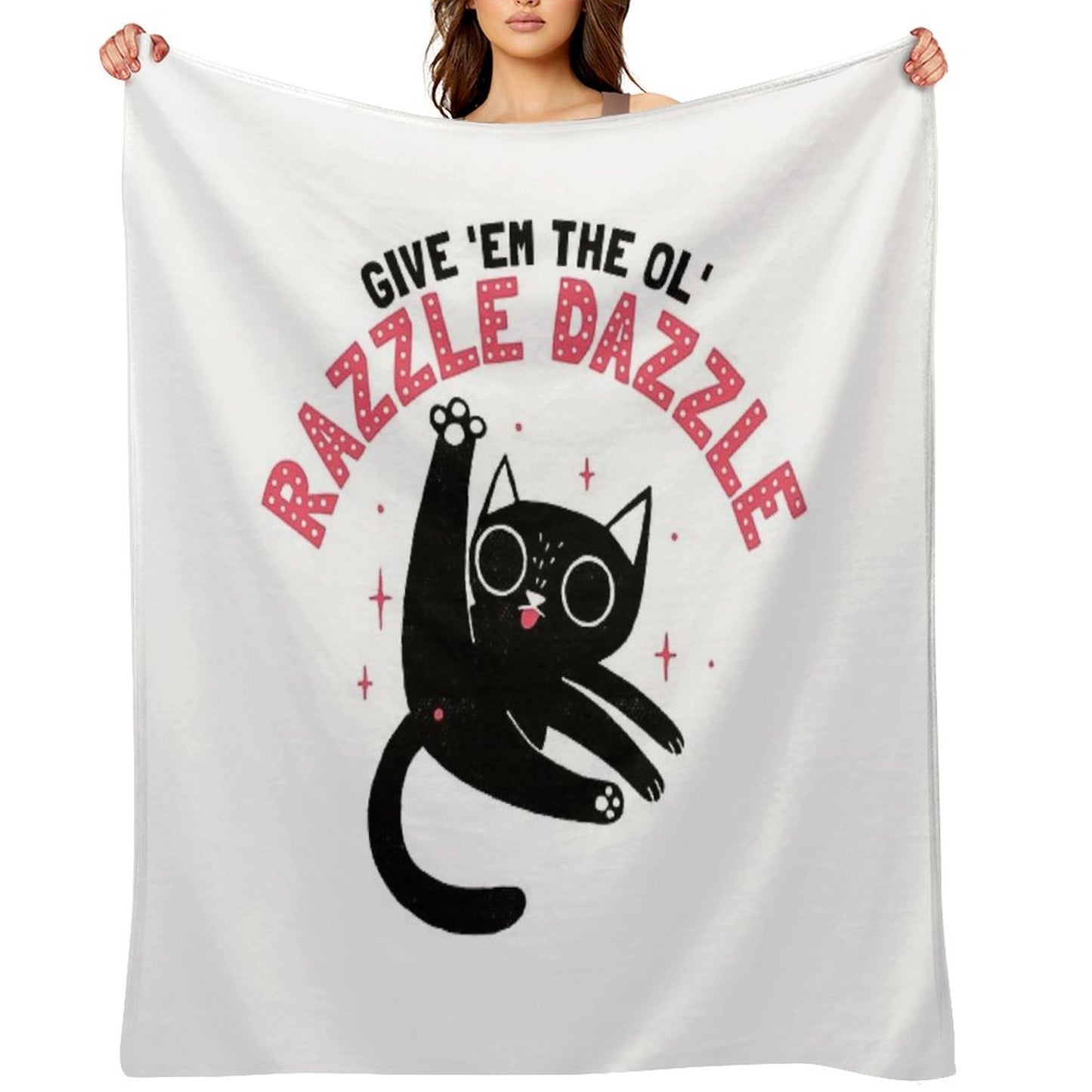 The Ol' Razzle Dazzle Sustainable Throw Blanket