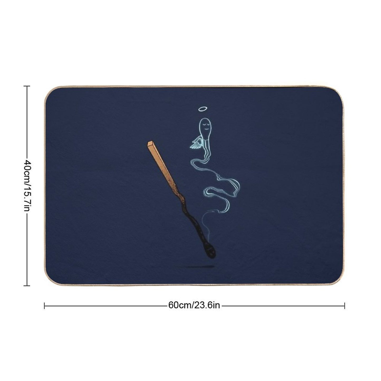 Matches Anti-Trip Bath Mat
