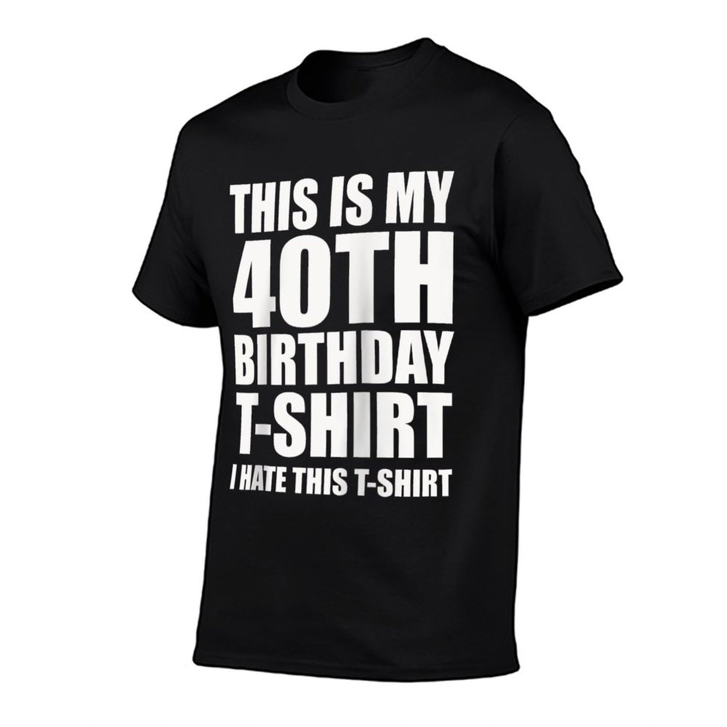 This Is My 40th Birthday, I Hate This Raglan Baseball Fade-proof Color T-Shirt