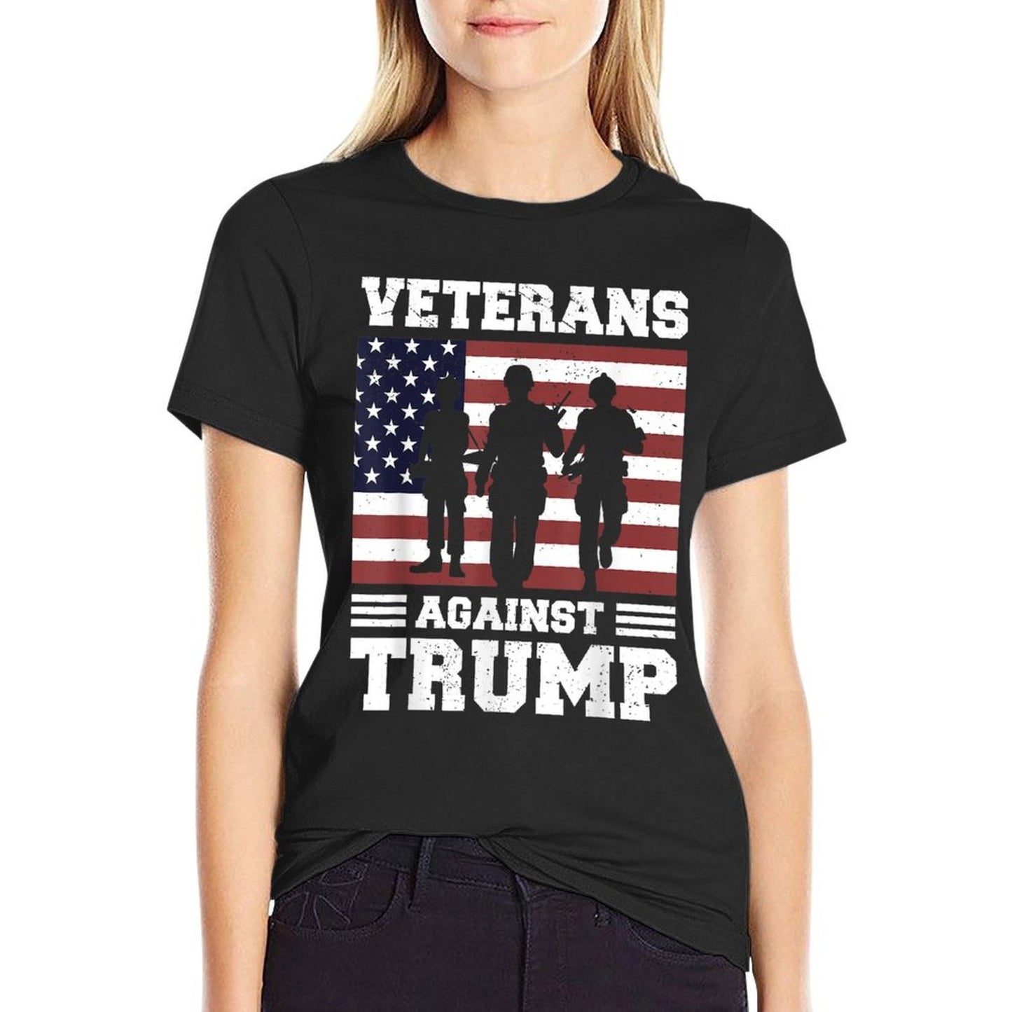 Veterans Against Trump Gift Design Breathable T-Shirt