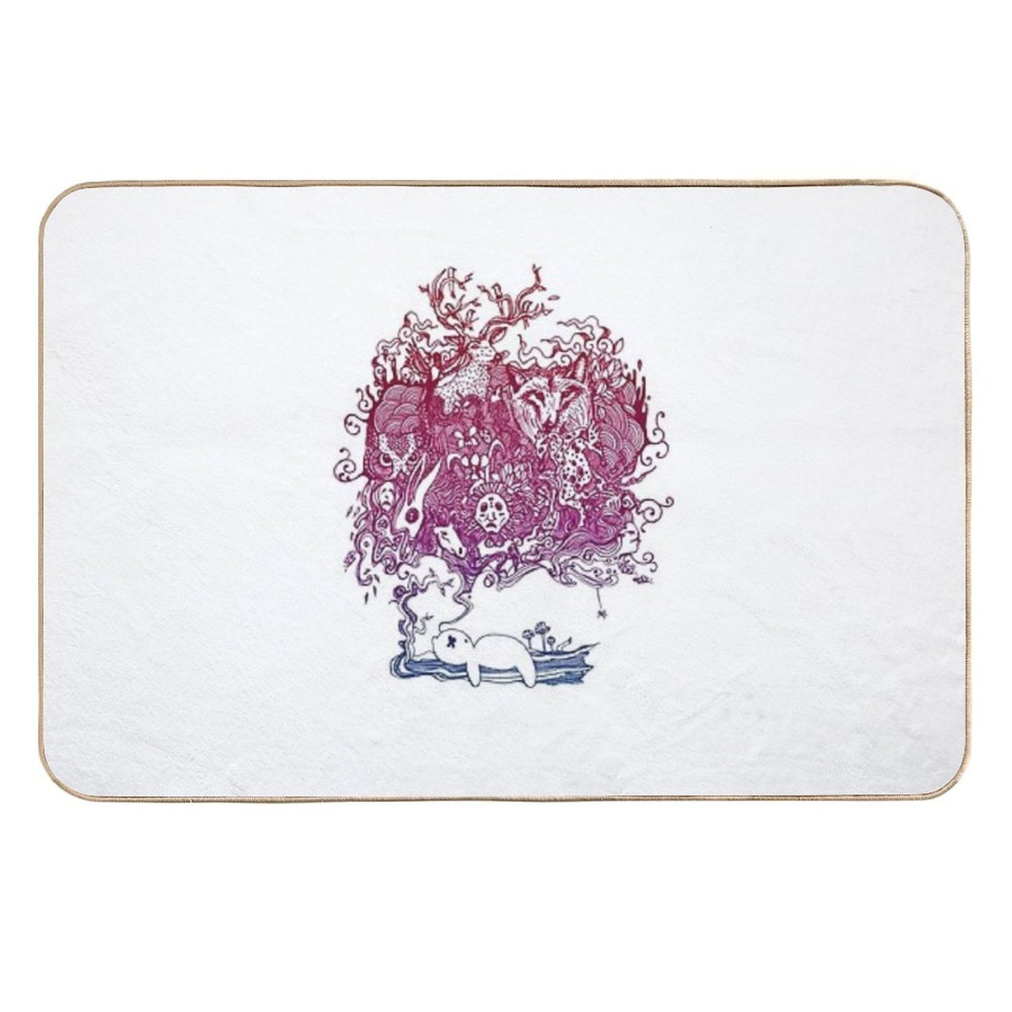 Dreaming Bear Versatile Bath Mat