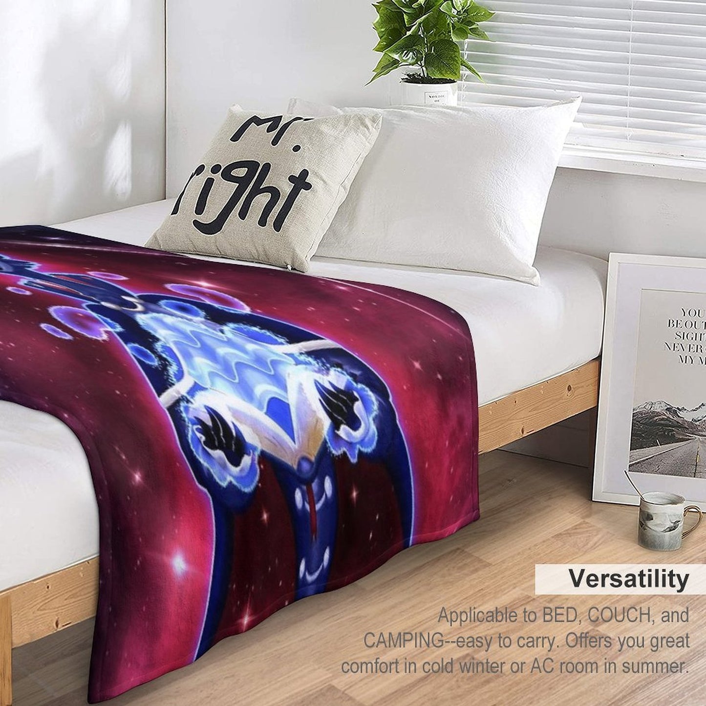 Helluva Boss Stolas Versatility Throw Blanket
