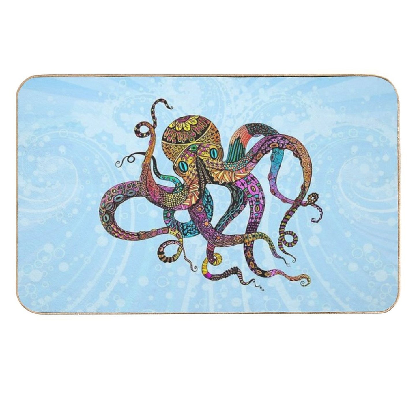 Electric Octopus Non-Slip Bath Mat