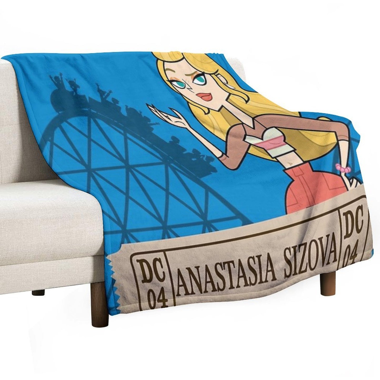 Anastasia Sizova, Disventure Camp Carnival Of Chaos Velvety-soft Throw Blanket