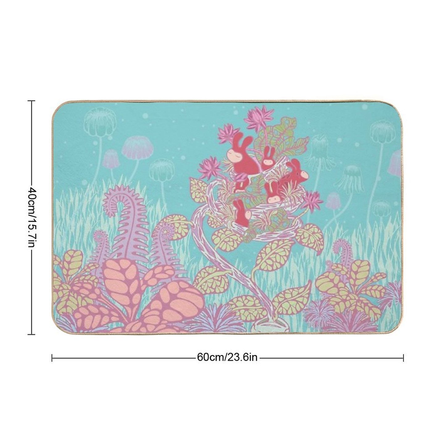 Germination Toxin-Free Bath Mat