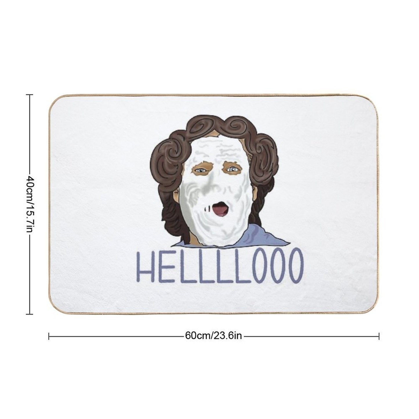 Helloooooooooo Rapid-Drying Bath Mat