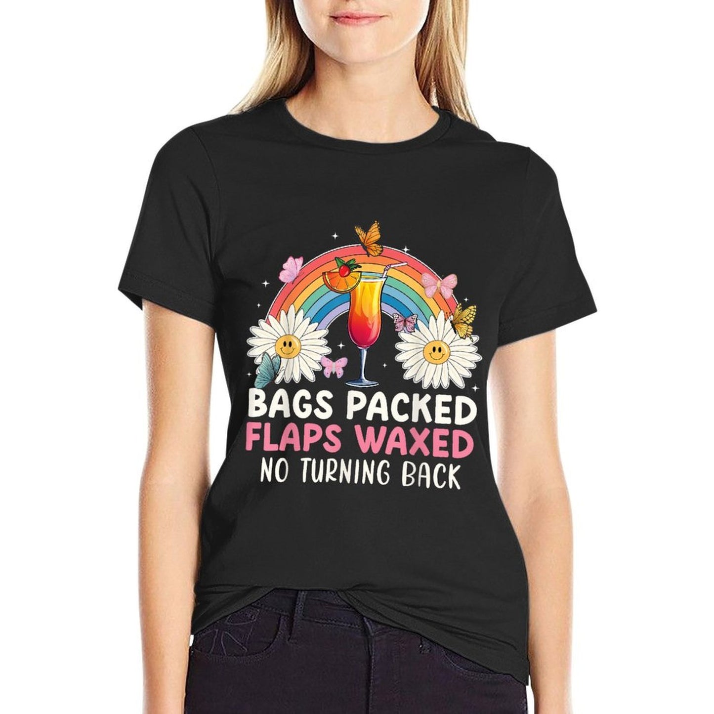 Unicorn Inappropriate Dirty Funny Trip Travel Girls Vacation Relaxed-fit T-Shirt