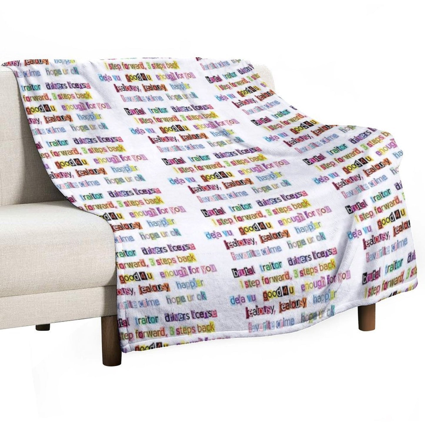 Sour Song Titles Anti-pilling Throw Blanket