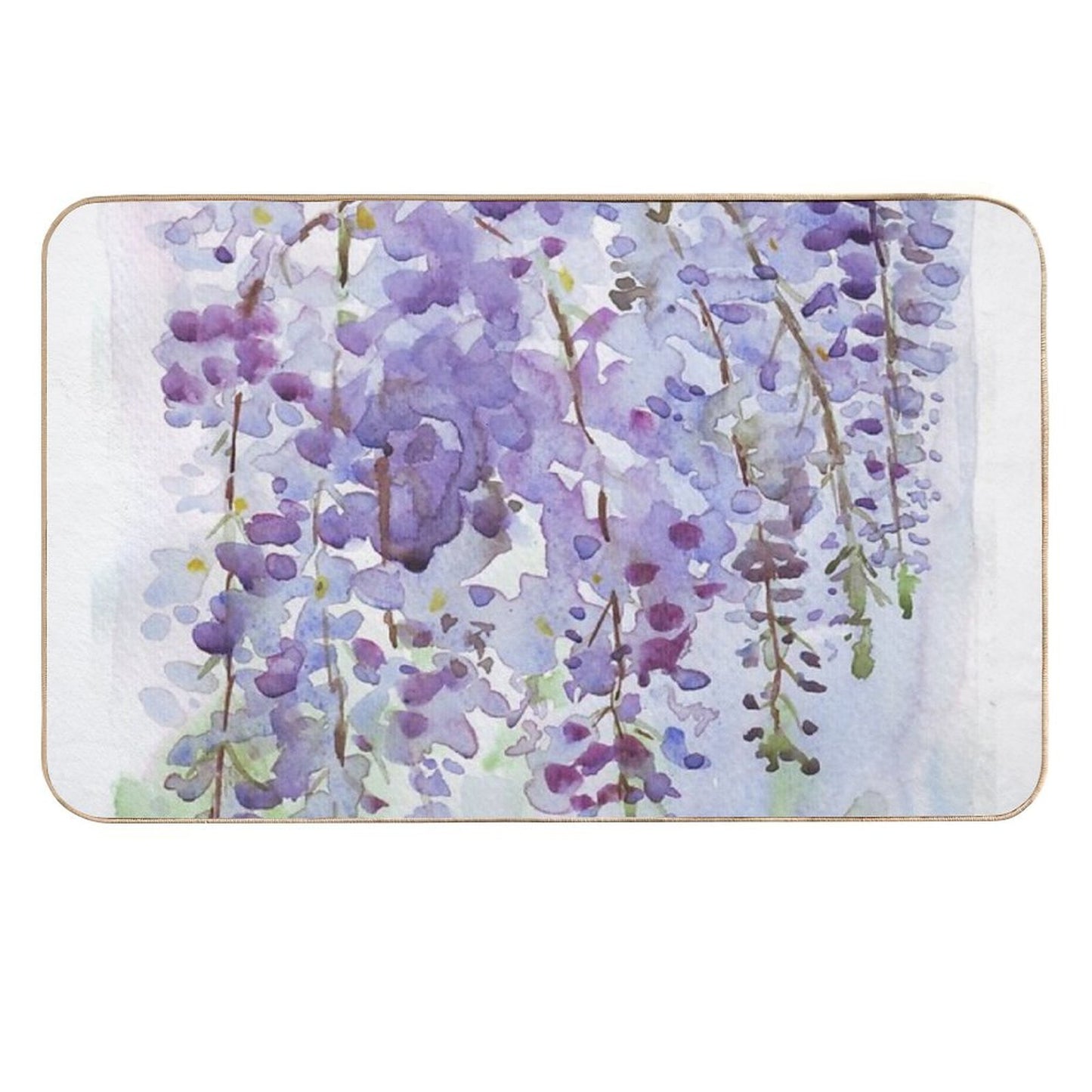 The Wisteria's Scent Rapid-Drying Bath Mat