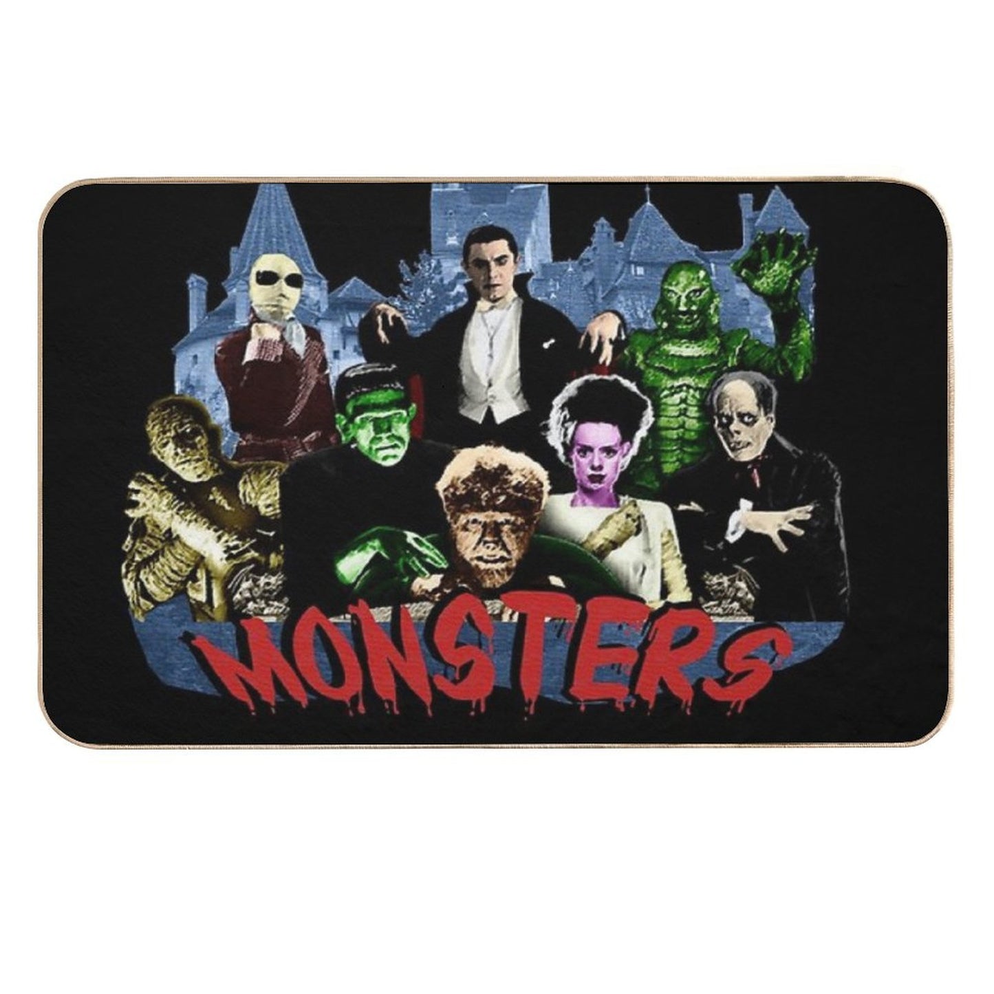 Classic Monsters  High-Traffic Bath Mat