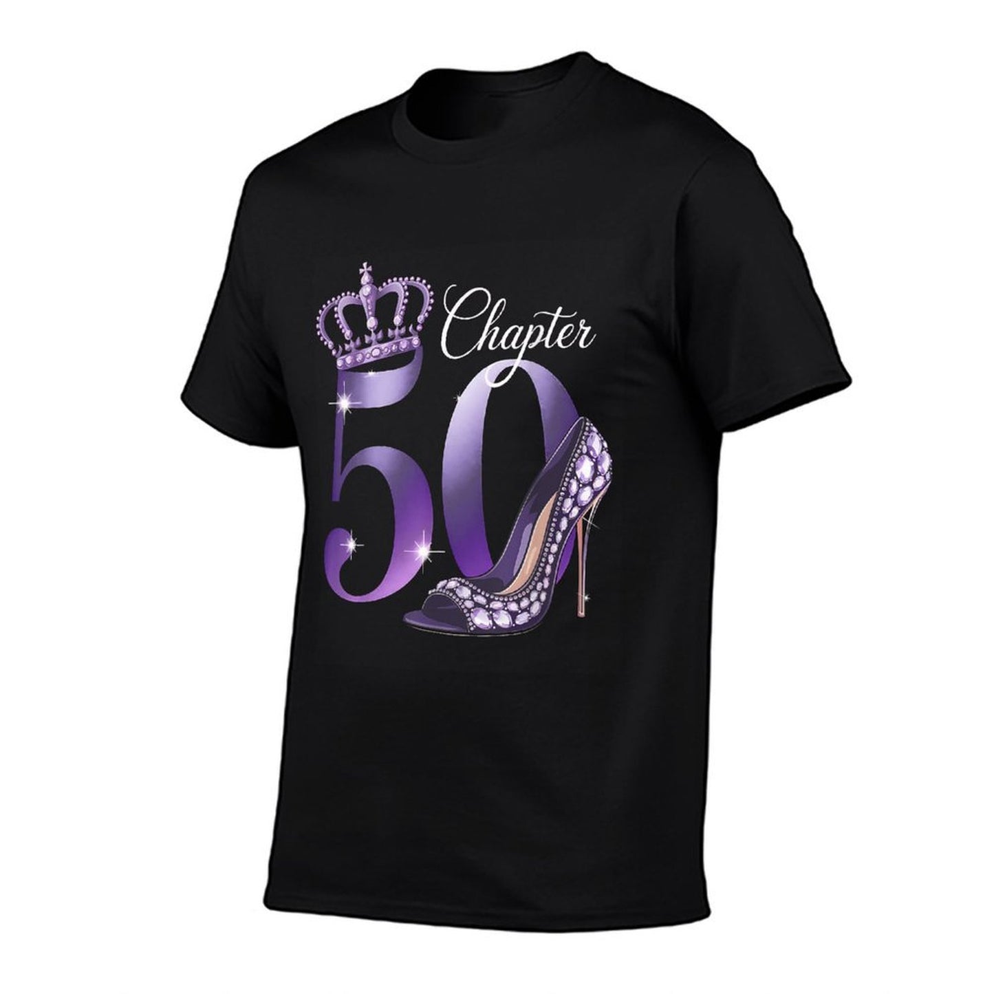 50th Birthday Decorations for Women Chapter 50 Crown High Soft T-Shirt