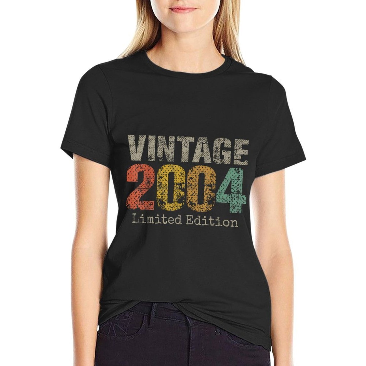 Vintage 2004 Limited Edition 21st Birthday Gifts 21 Year Old Relaxed-fit T-Shirt