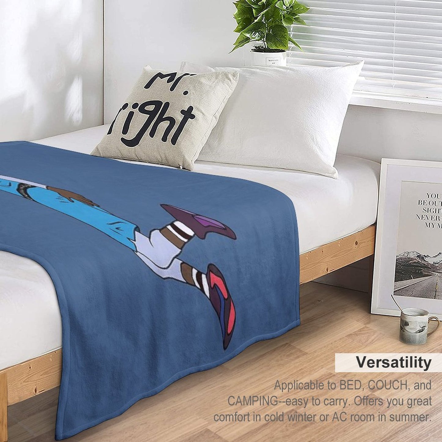Ja Morant Dunk Shrink-resistant Throw Blanket