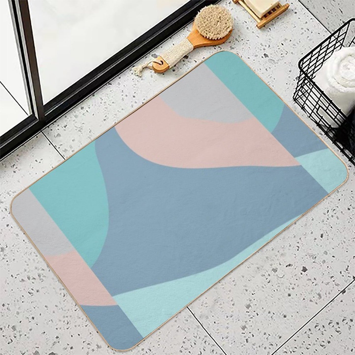 Chill Ocean Vibes Anti-Trip Bath Mat
