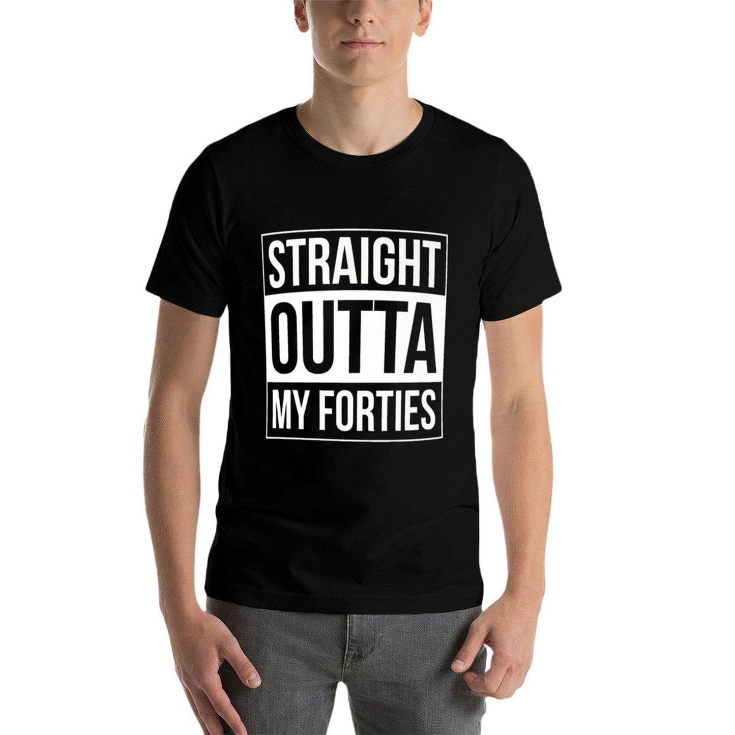 50th Birthday Straight Outta My Forties Premium Durable T-Shirt