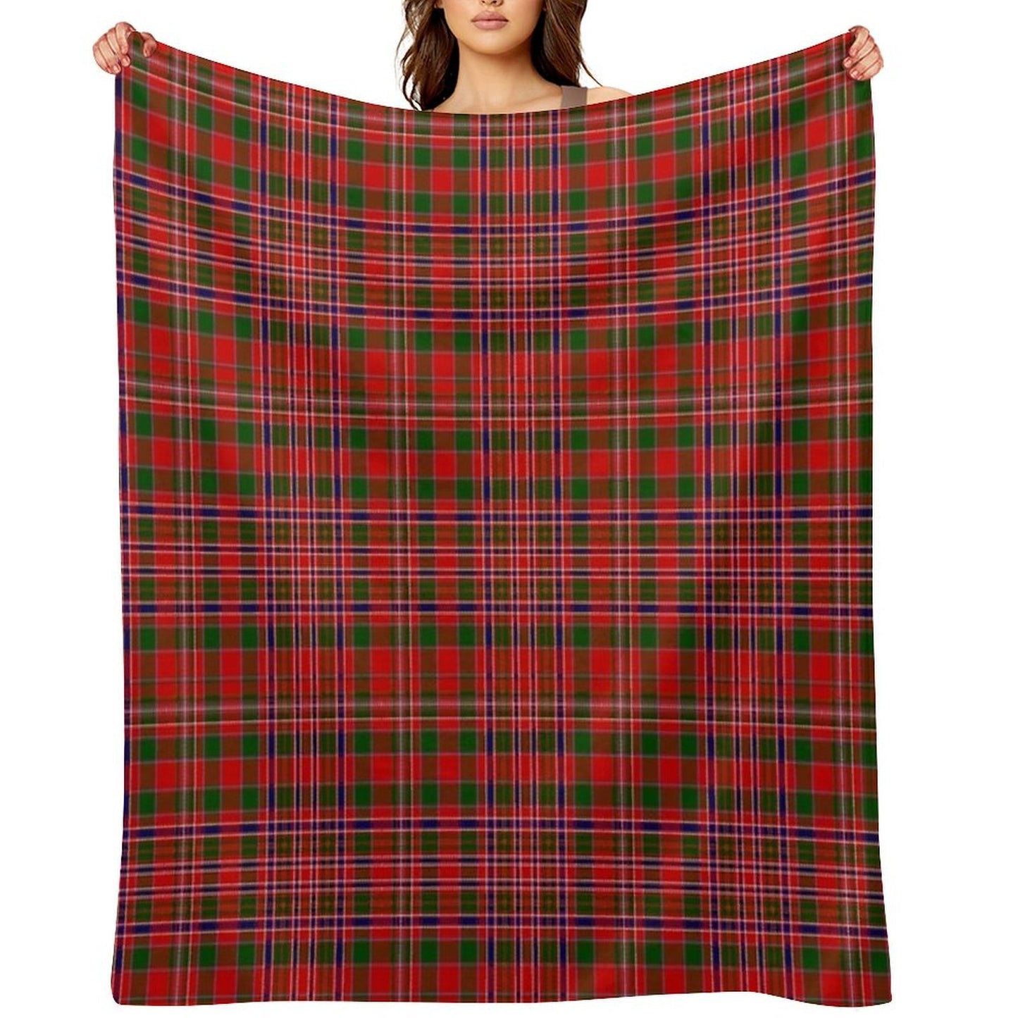 Clan MacAlister Tartan Quick-dry Throw Blanket