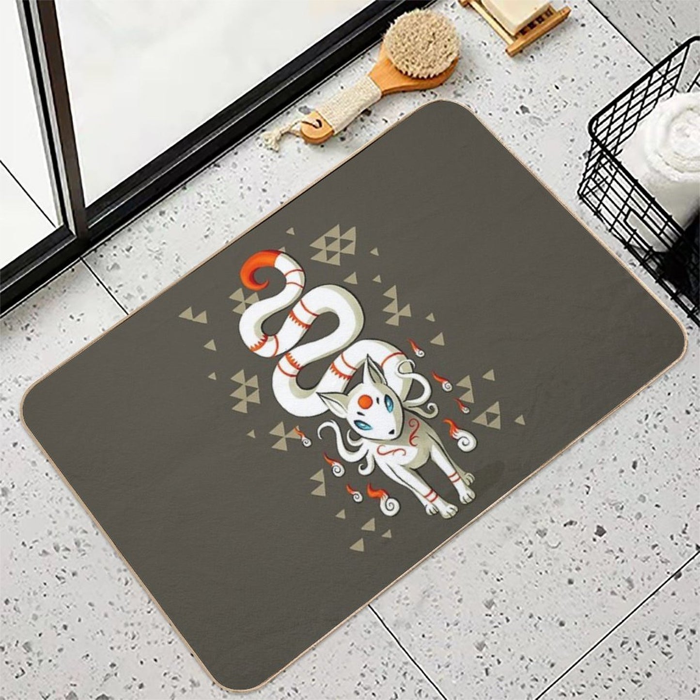 Long Tail Fox Easy Maintenance Bath Mat