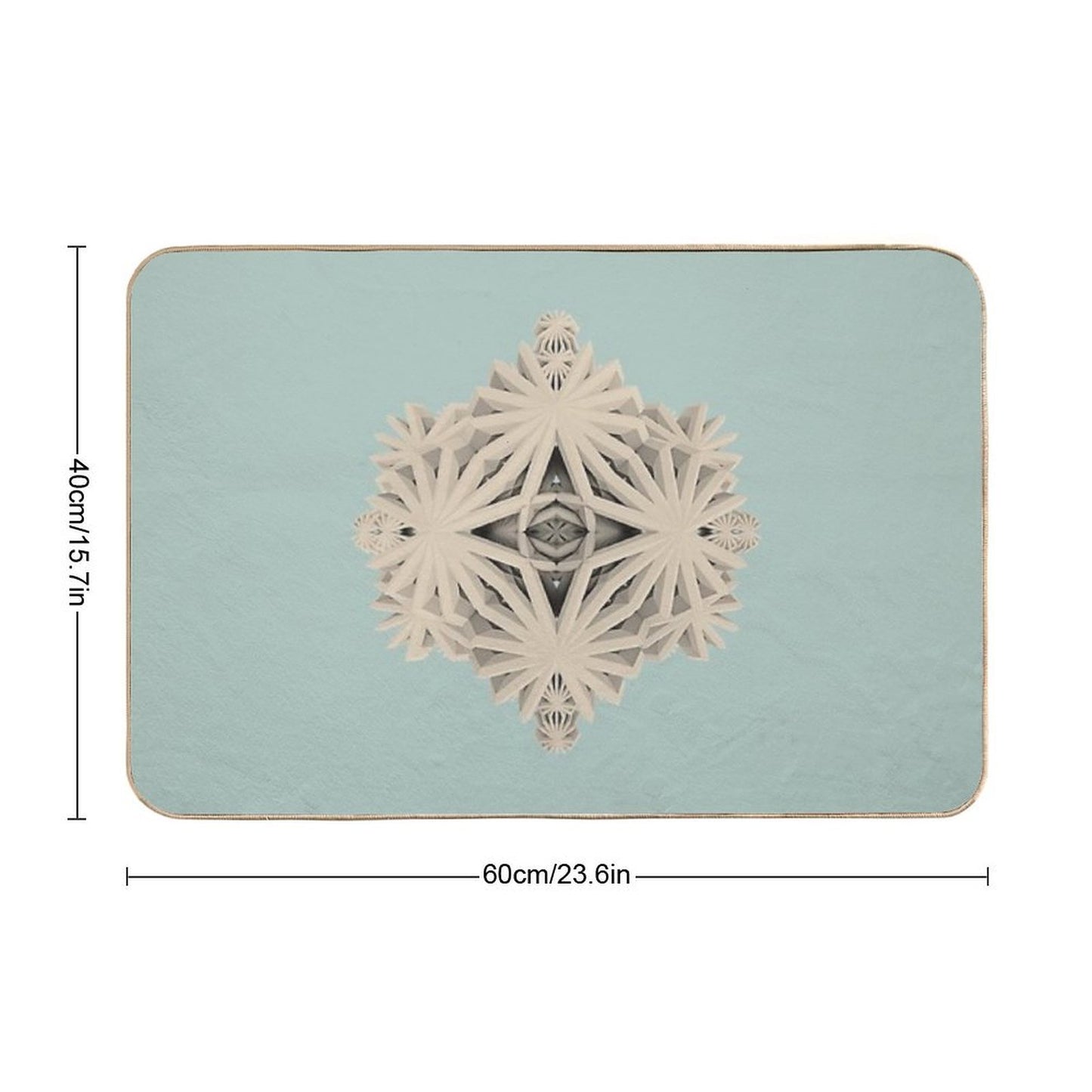 Ancient Calaabachti Filigrane Toxin-Free Bath Mat