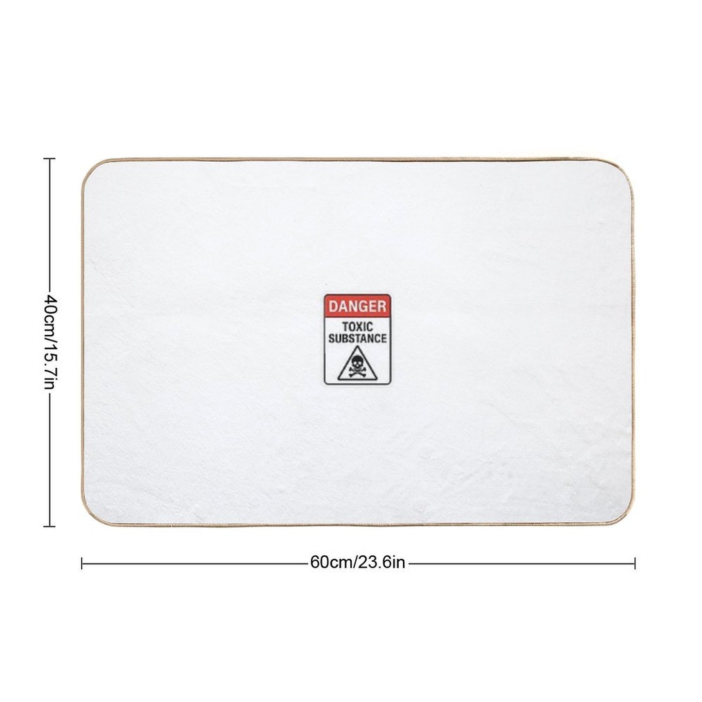 Dihydrogen Monoxide Rapid-Drying Bath Mat