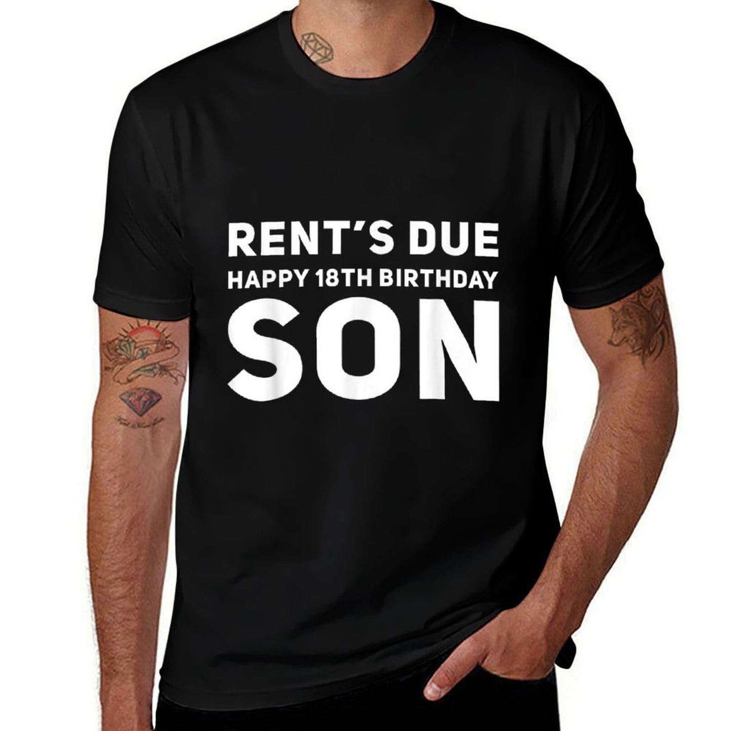 Rents Due Happy 18th Birthday Quick-drying T-Shirt