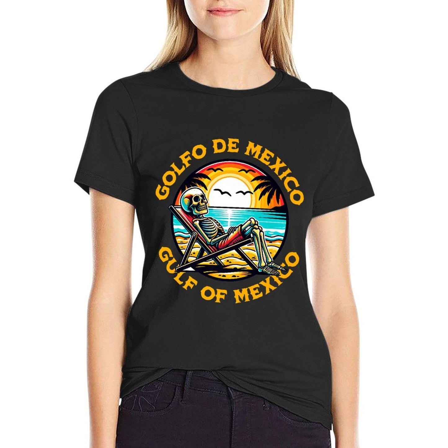 Golfo De Mexico Viva Gulf of Mexico Gulf America Premium Eco-friendly Material T-Shirt
