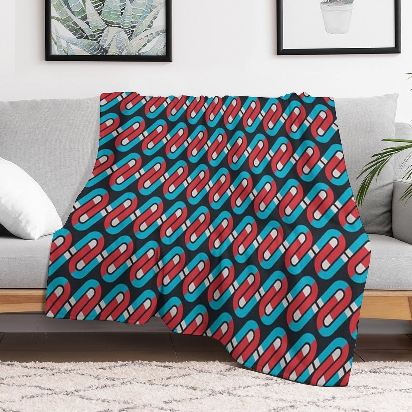 Magnetize Multi-functional Throw Blanket
