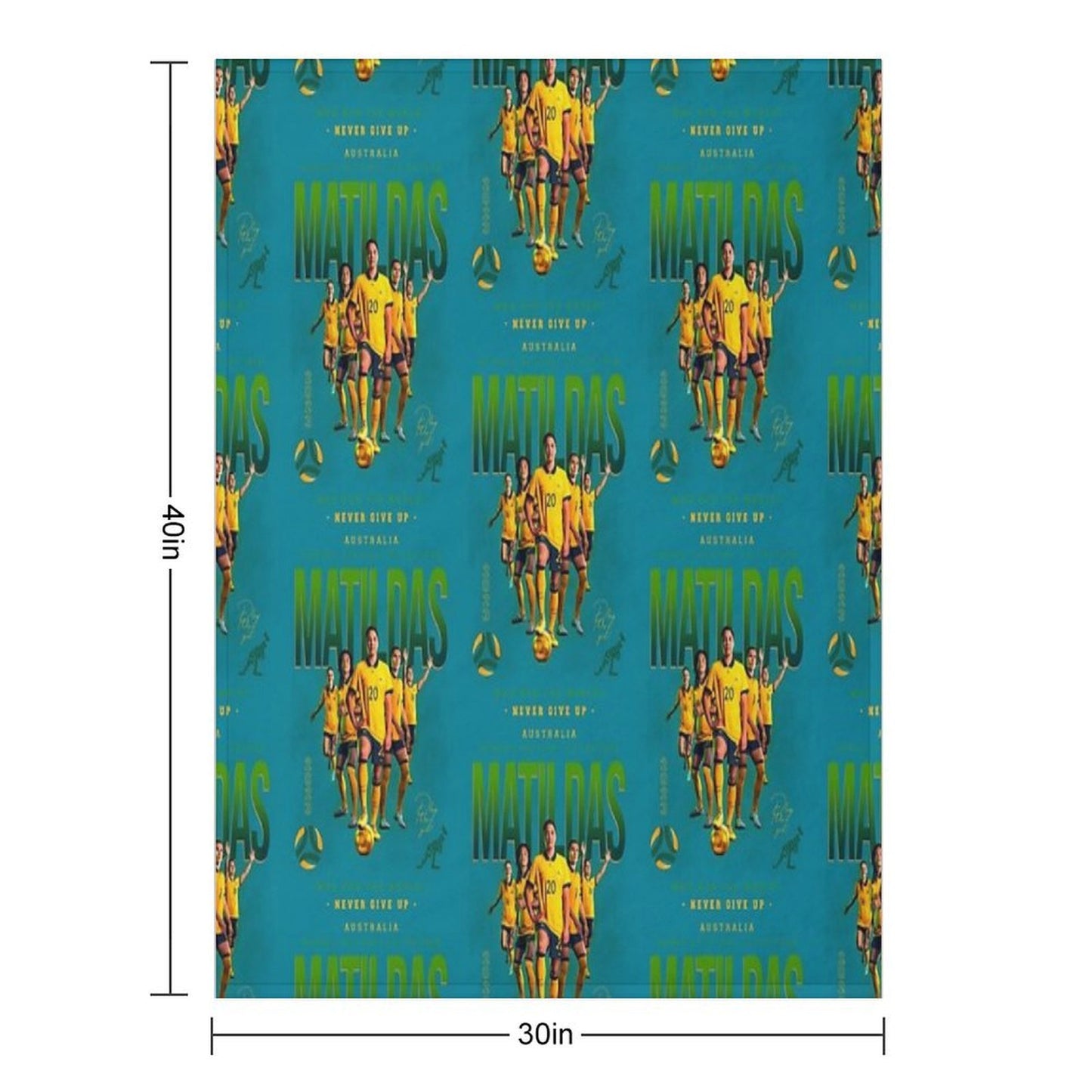 Matildas Anti-pilling Throw Blanket