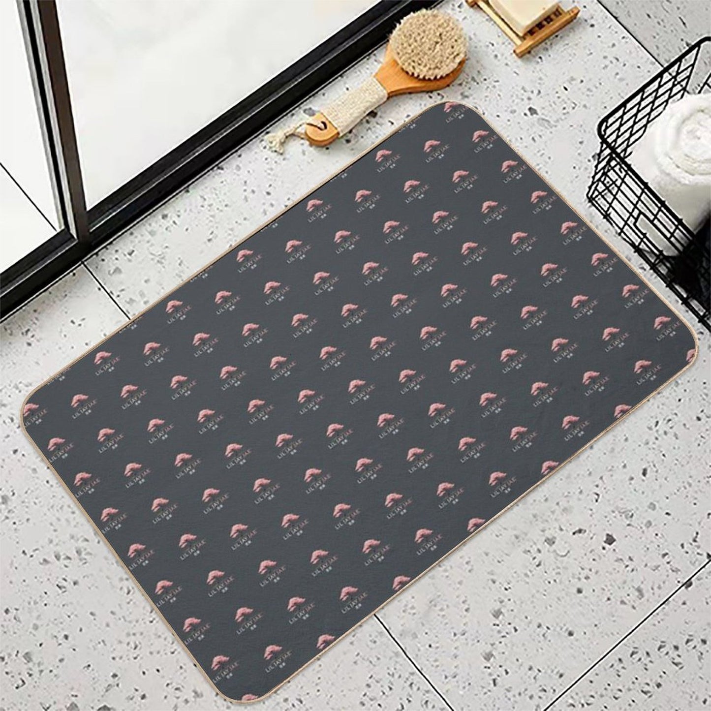 LiL Jay Jae Logo Collection Durable Bath Mat