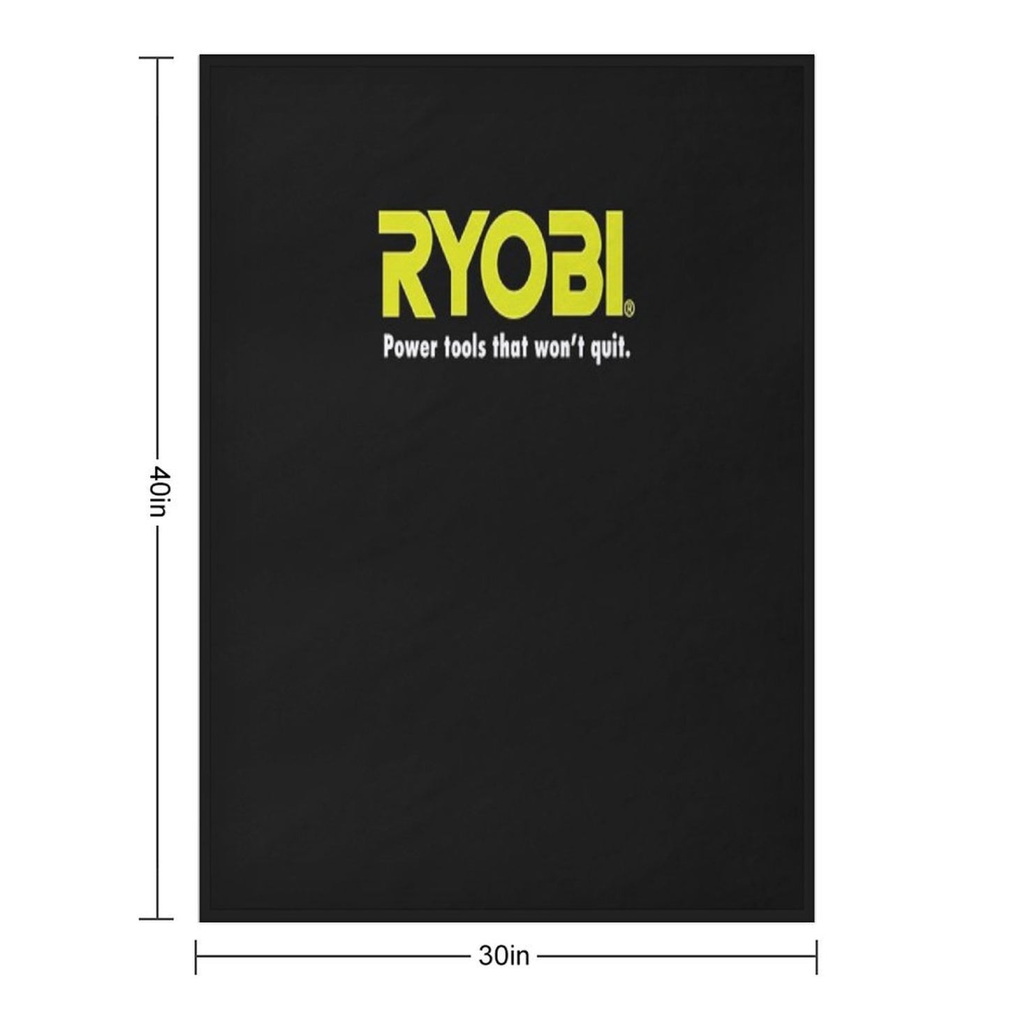 POWER TOOLS RYOBI LOGO Sustainable Throw Blanket