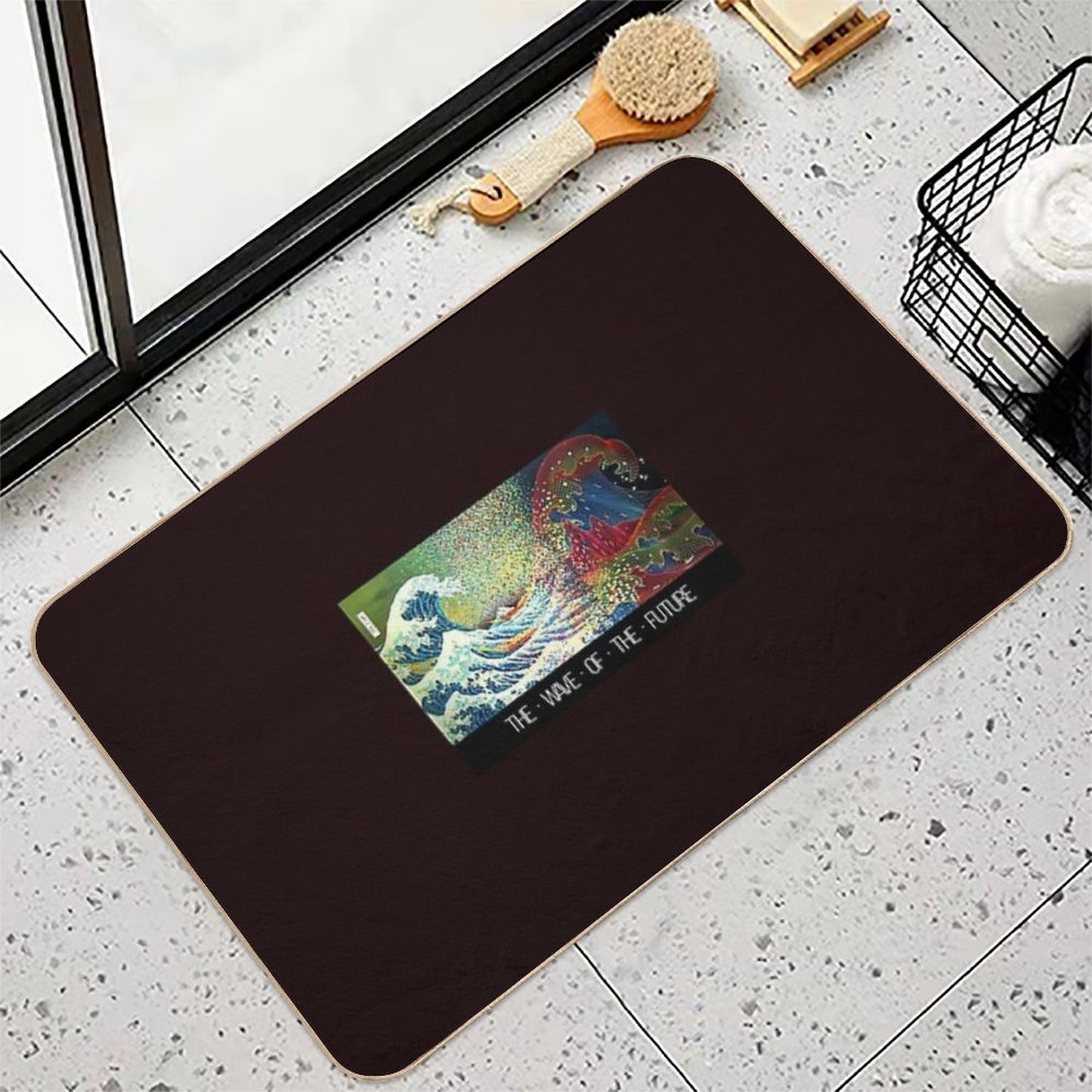 The Wave Of The Future Easy Maintenance Bath Mat