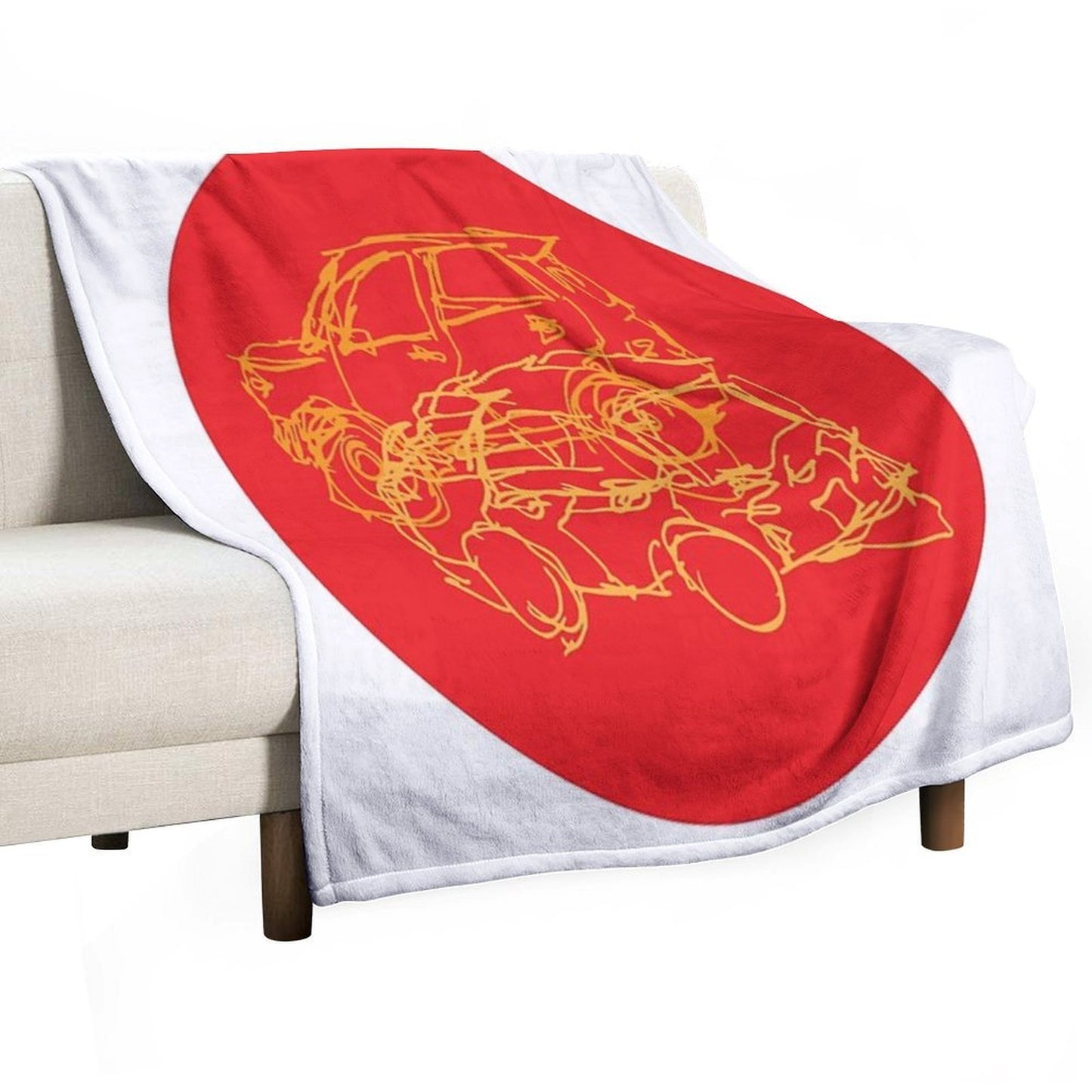 Clark Car Scratch Quick-dry Throw Blanket