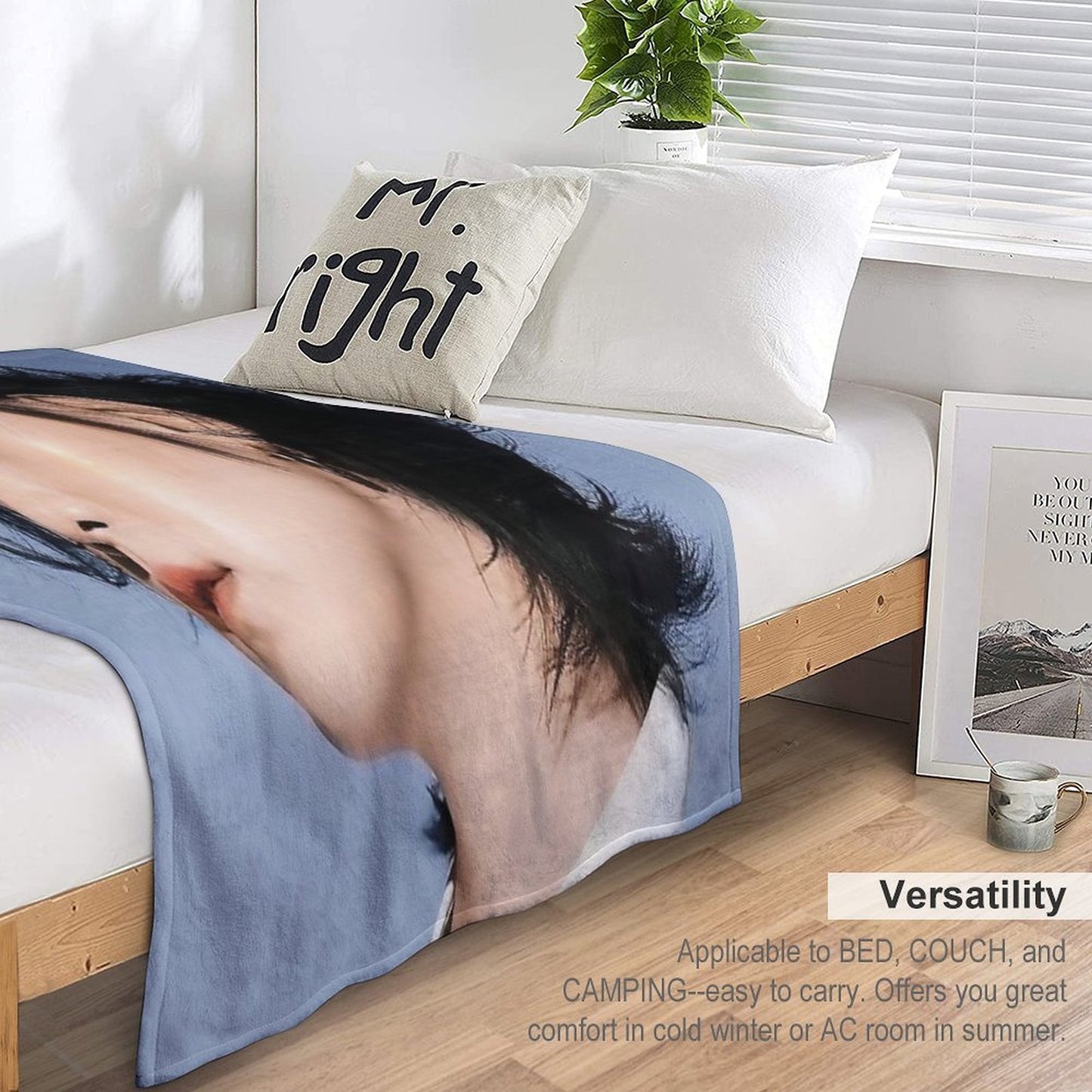 Min Yoongi Gift-ready Throw Blanket