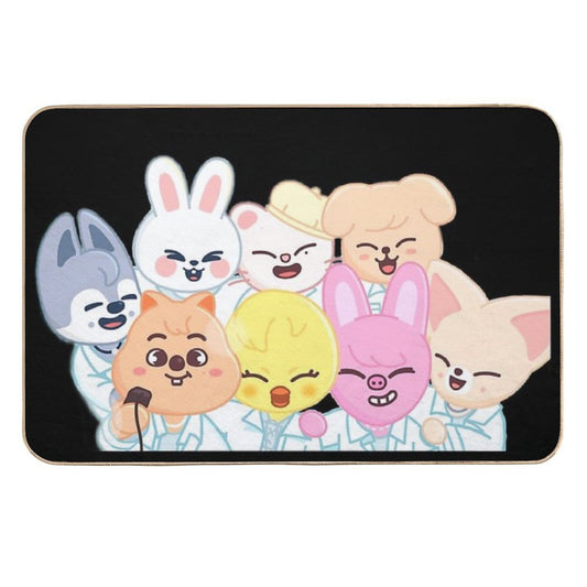 SKZOO Stray Kids  Slip-Resistant Bath Mat
