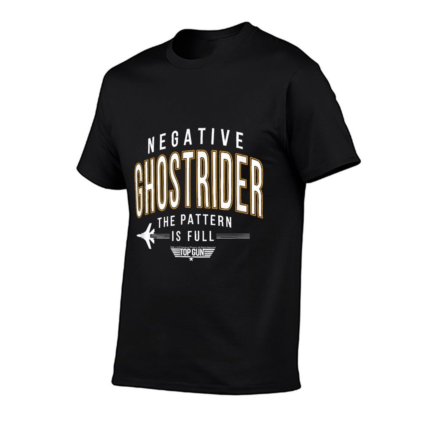 Top Gun Negative Ghostrider Pattern Is Full Text Vintage-inspired T-Shirt