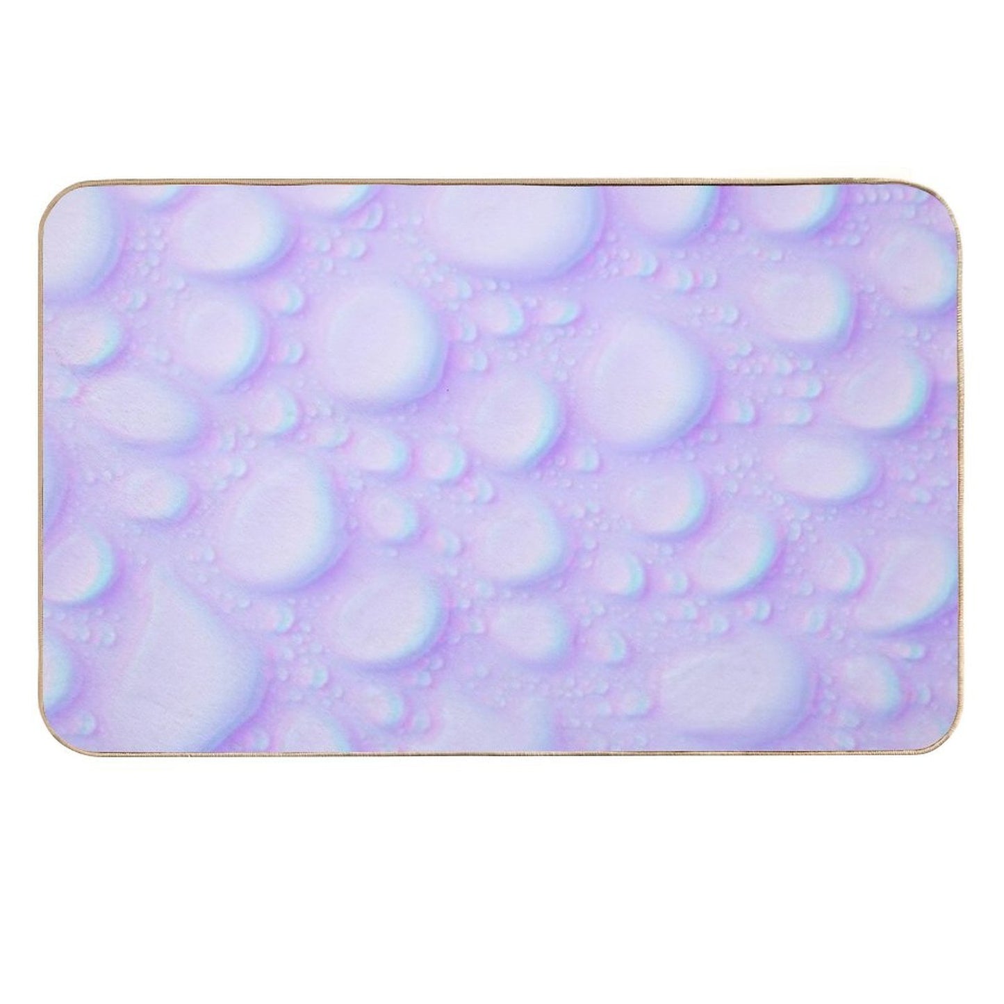 Lavender Glitch Drops Long-Lasting Bath Mat