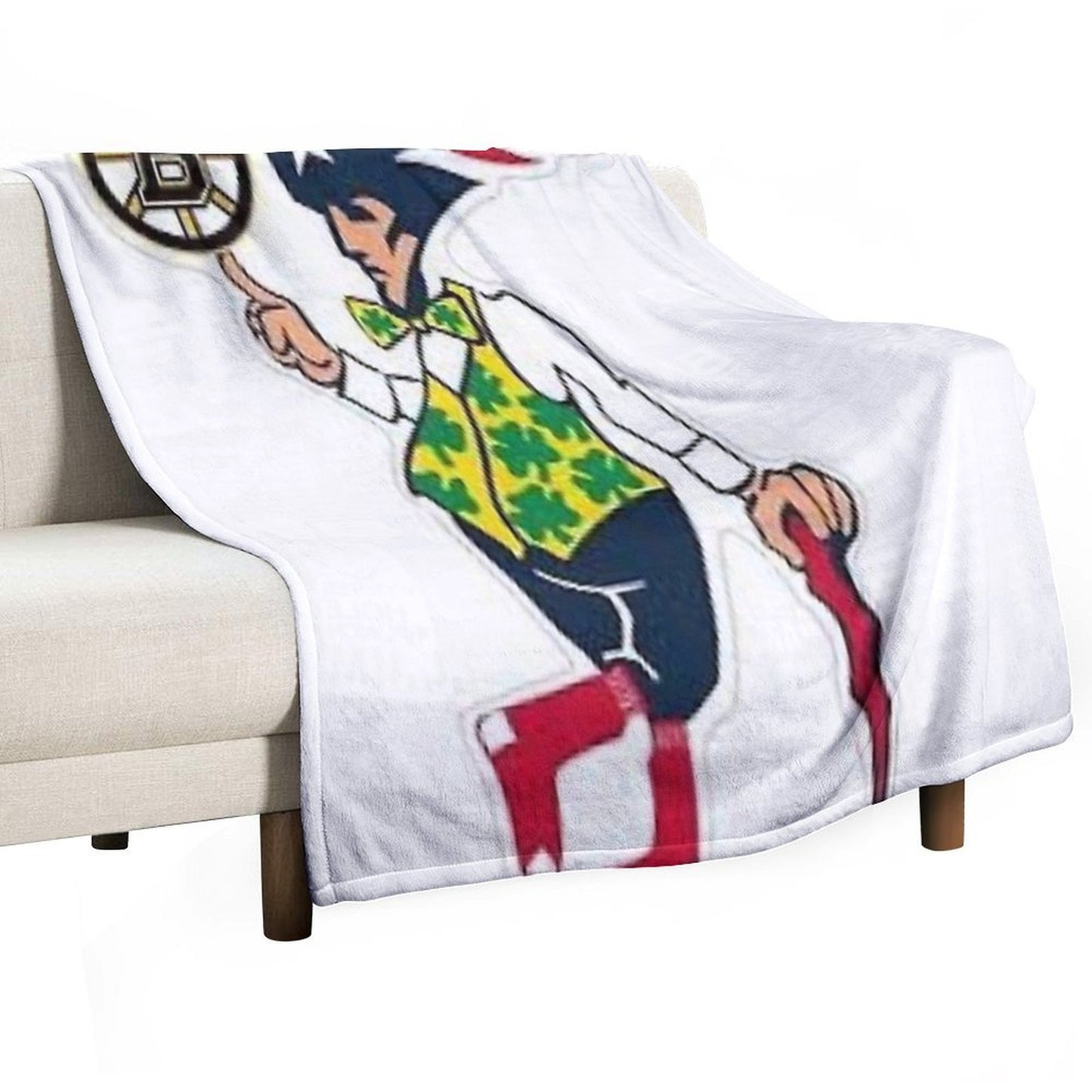 Boston Sports Shrink-resistant Throw Blanket