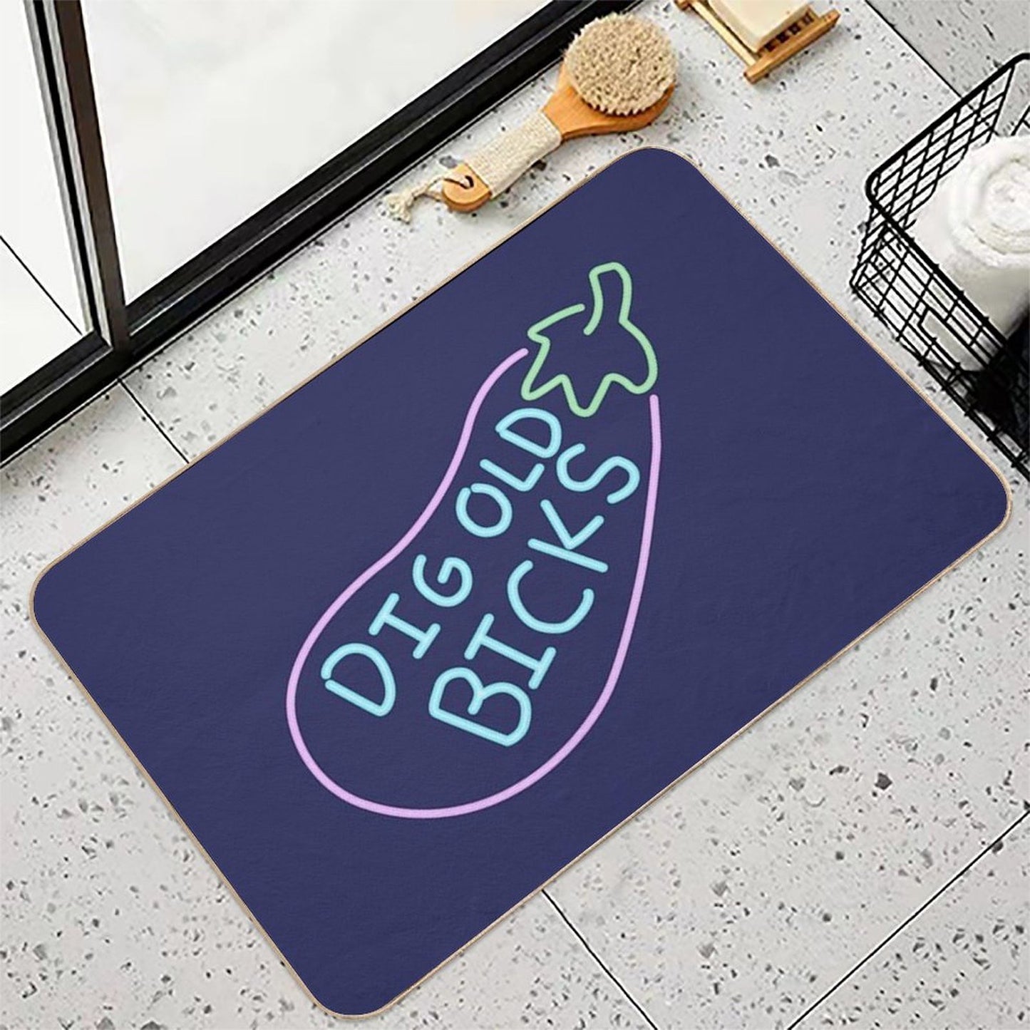 Dig Old Bicks Multi-Purpose Bath Mat