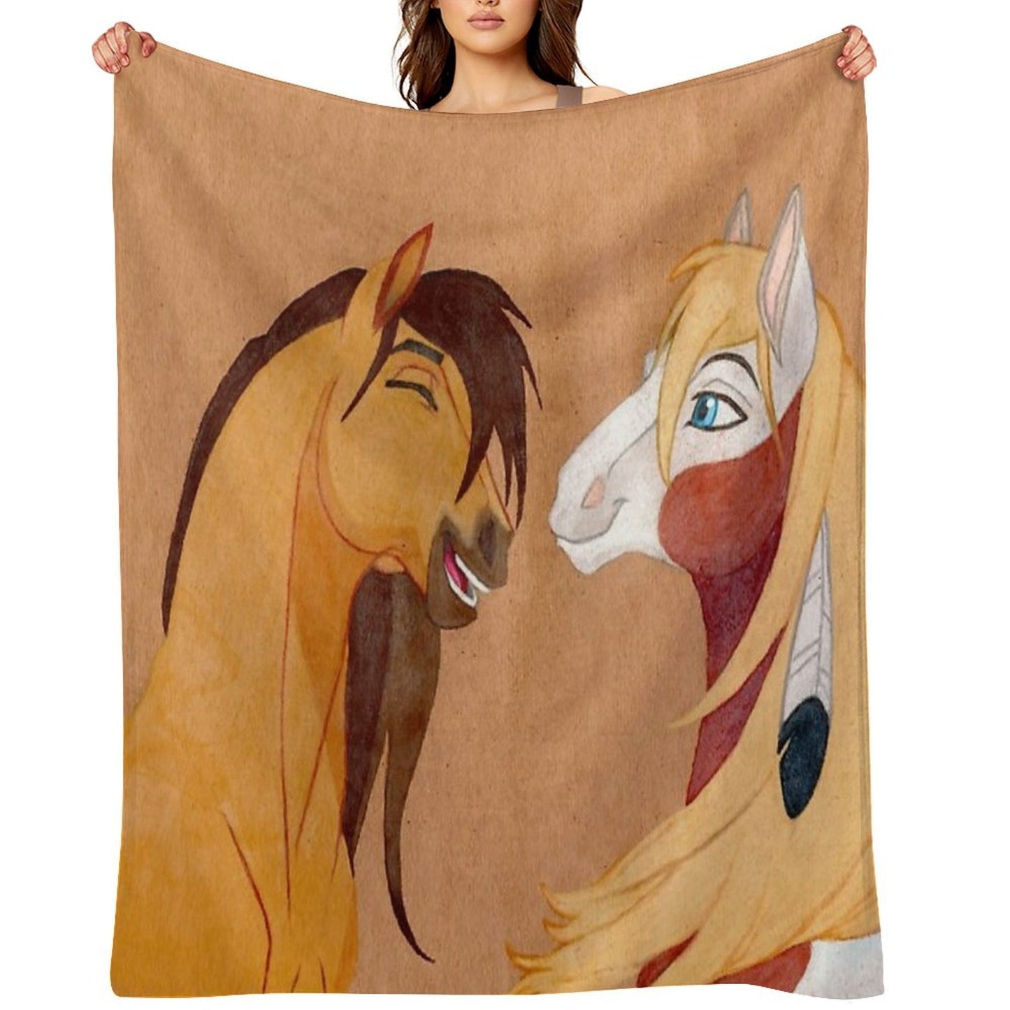 Spirit And Rain Wrinkle-free Throw Blanket