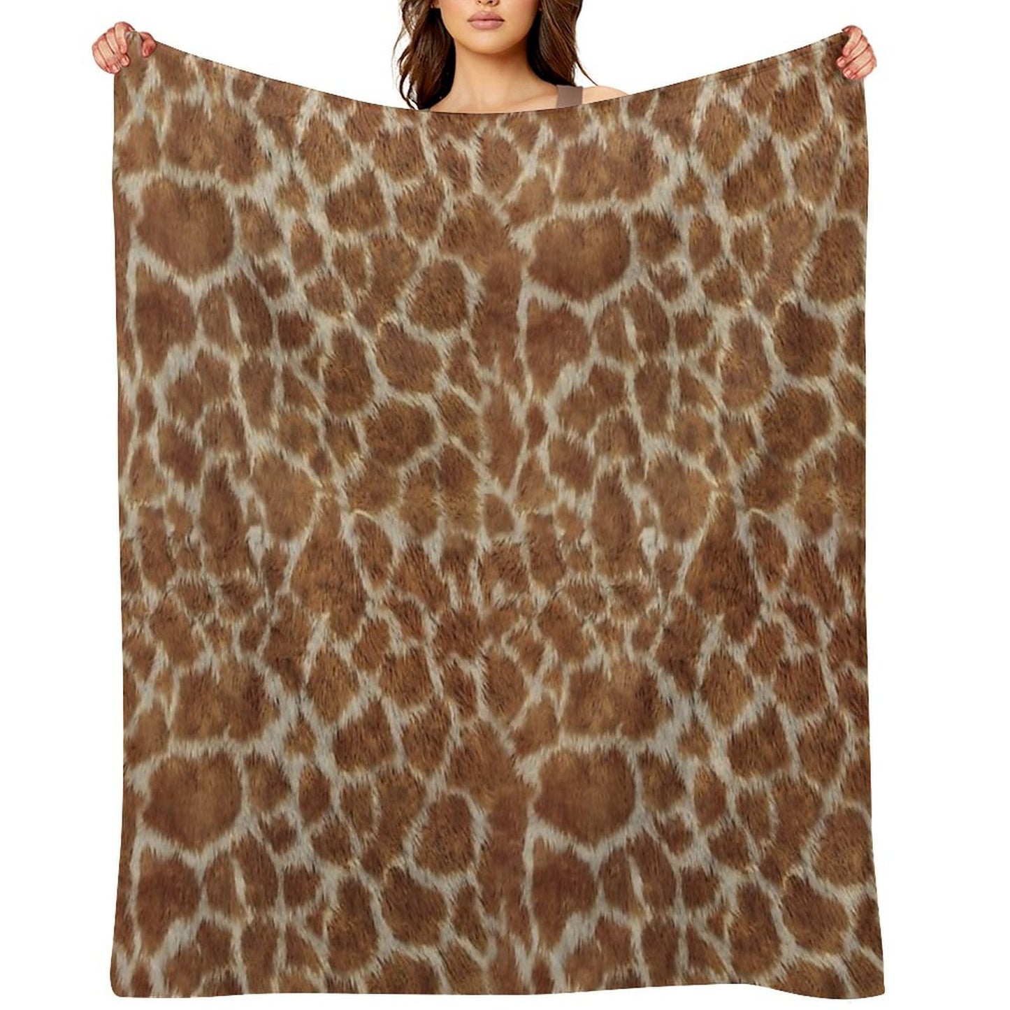 Giraffe Print Premium Throw Blanket