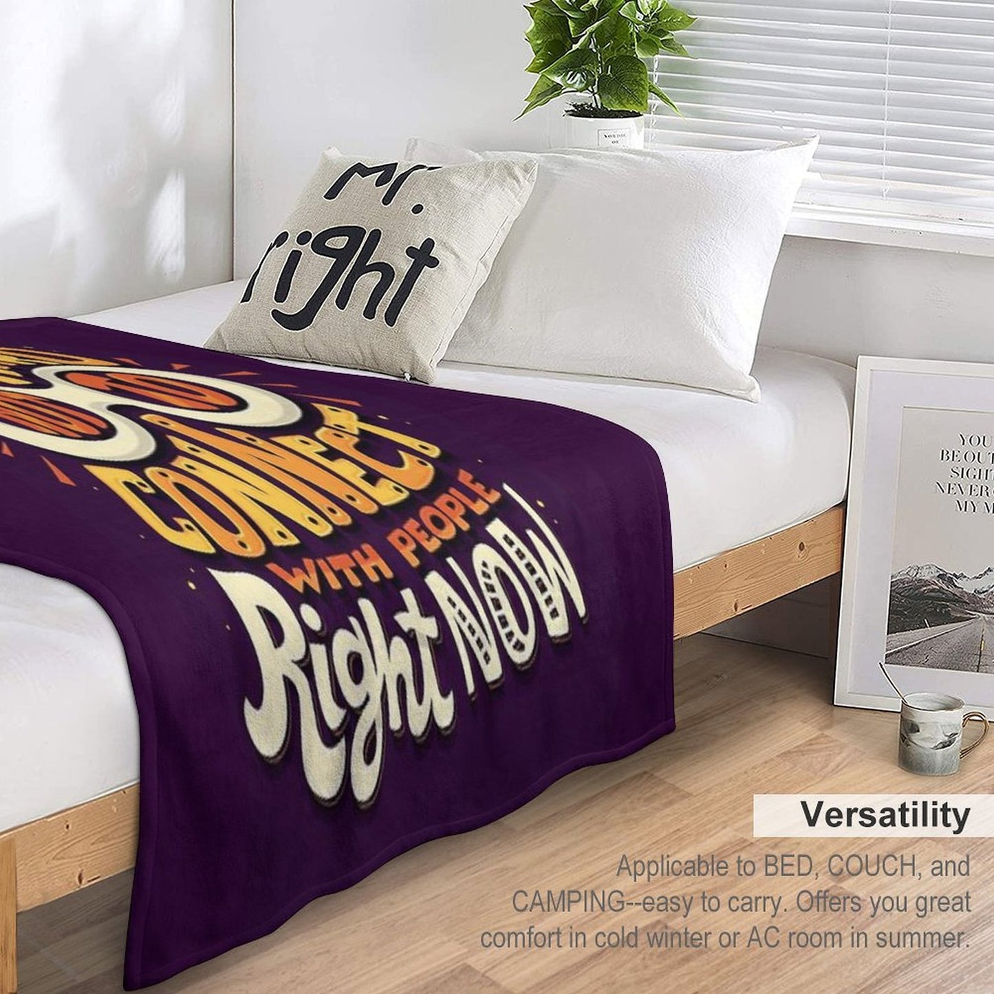 Not to Connect with People Compact Throw Blanket