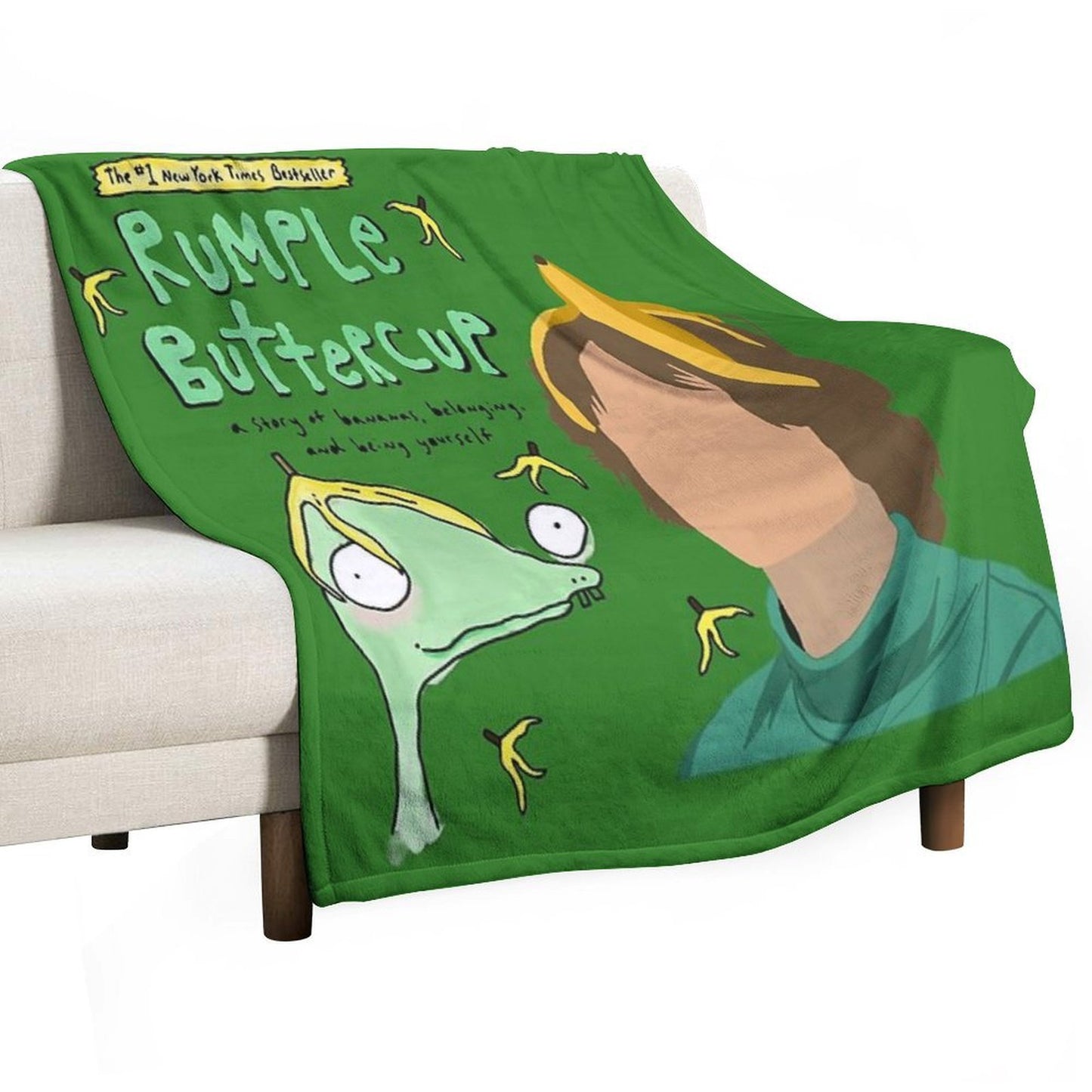 Matthew Gray Gubler (Rumple Buttercup) Plush Throw Blanket