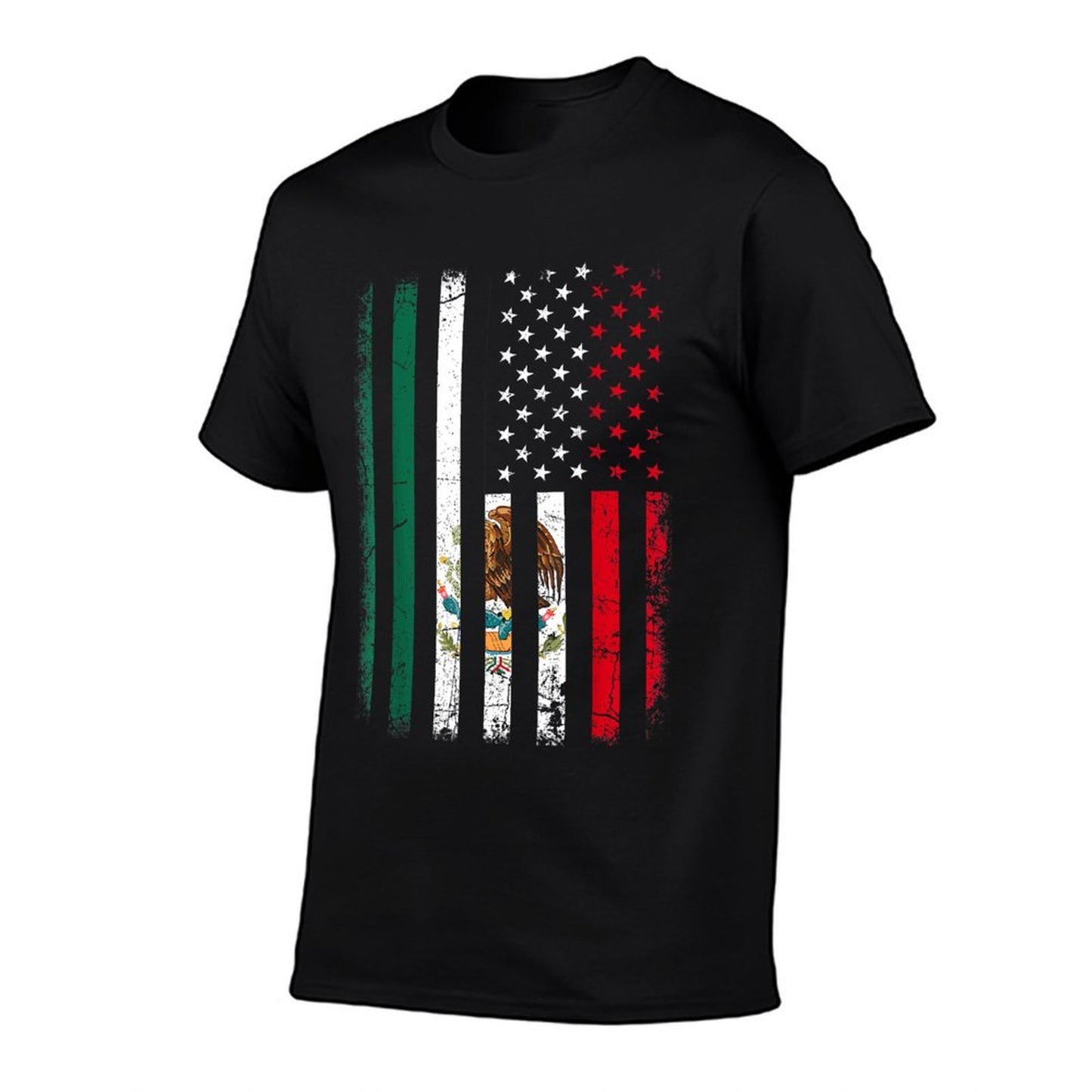 Mexican American Mexican Roots Mexico America Rolled Sleeves T-Shirt