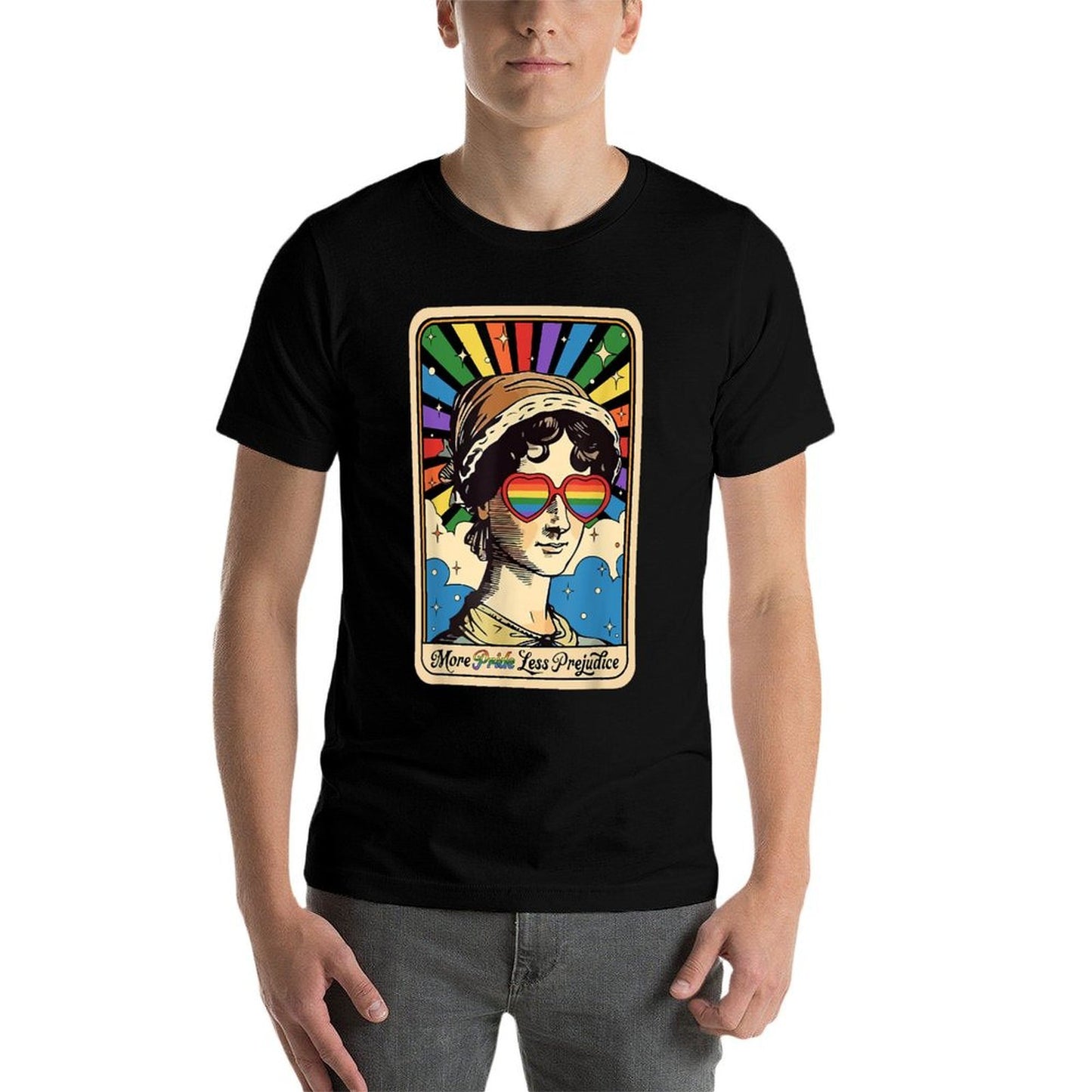 More Pride Less Prejudice LGBT Rights Tarot Card Soft T-Shirt